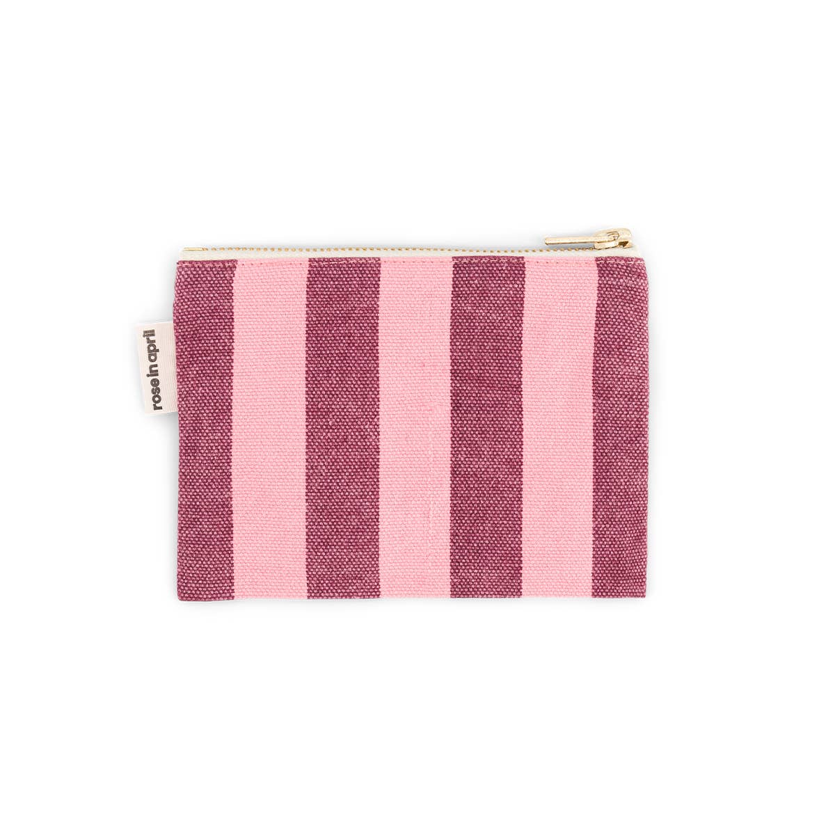 Geldbörse Marie bordeaux/flamingo gestreift