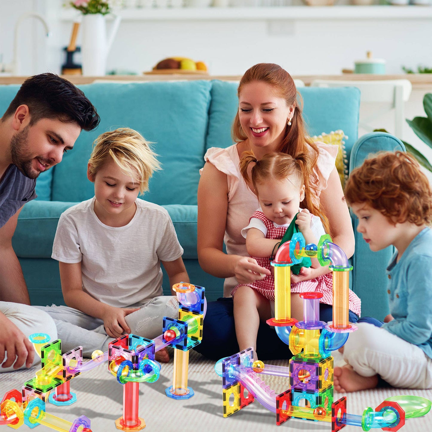 Magnetisches Marble Run-Erweiterungspaket 15-teilig