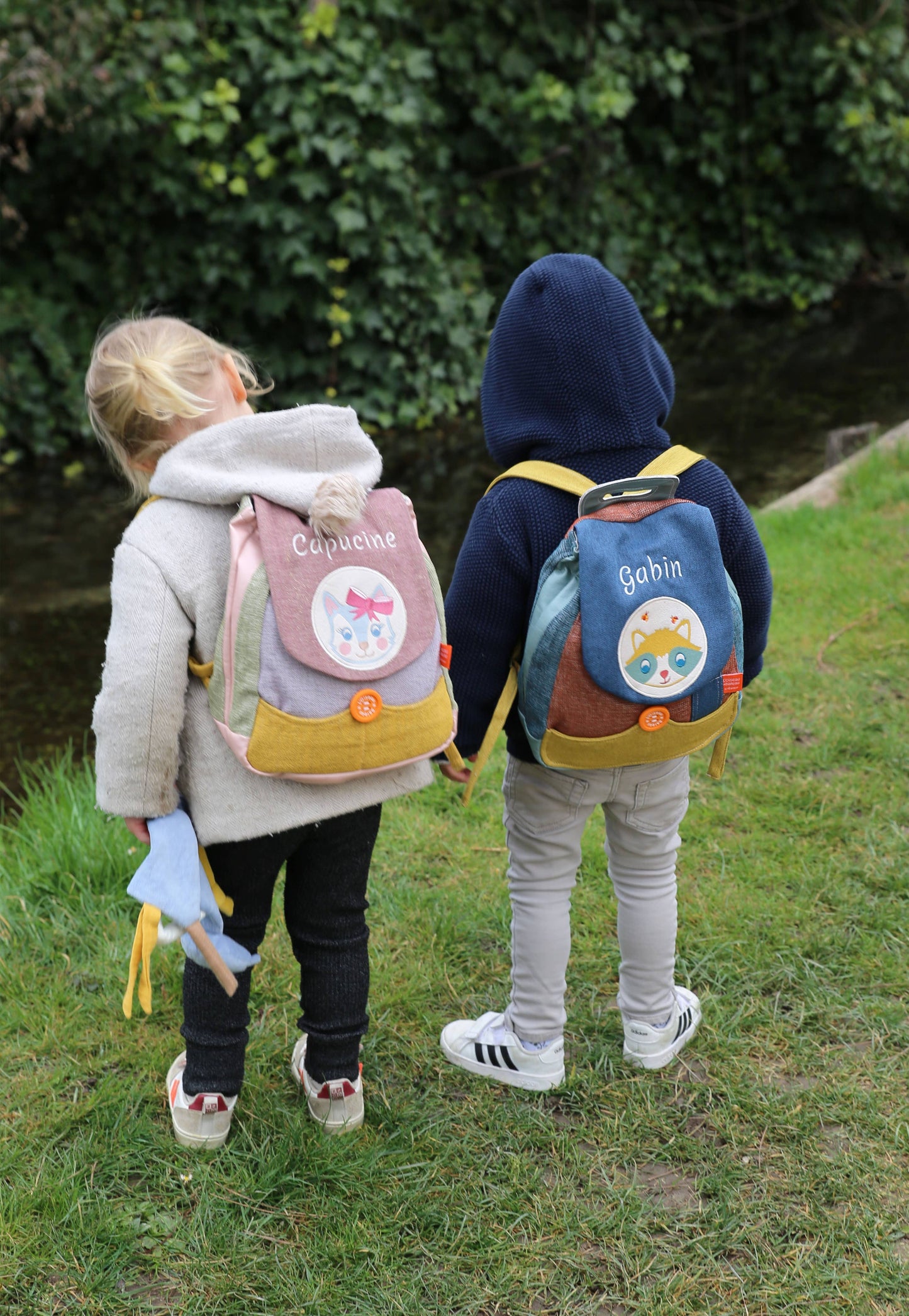 Personalisierbarer Kinderrucksack Katze