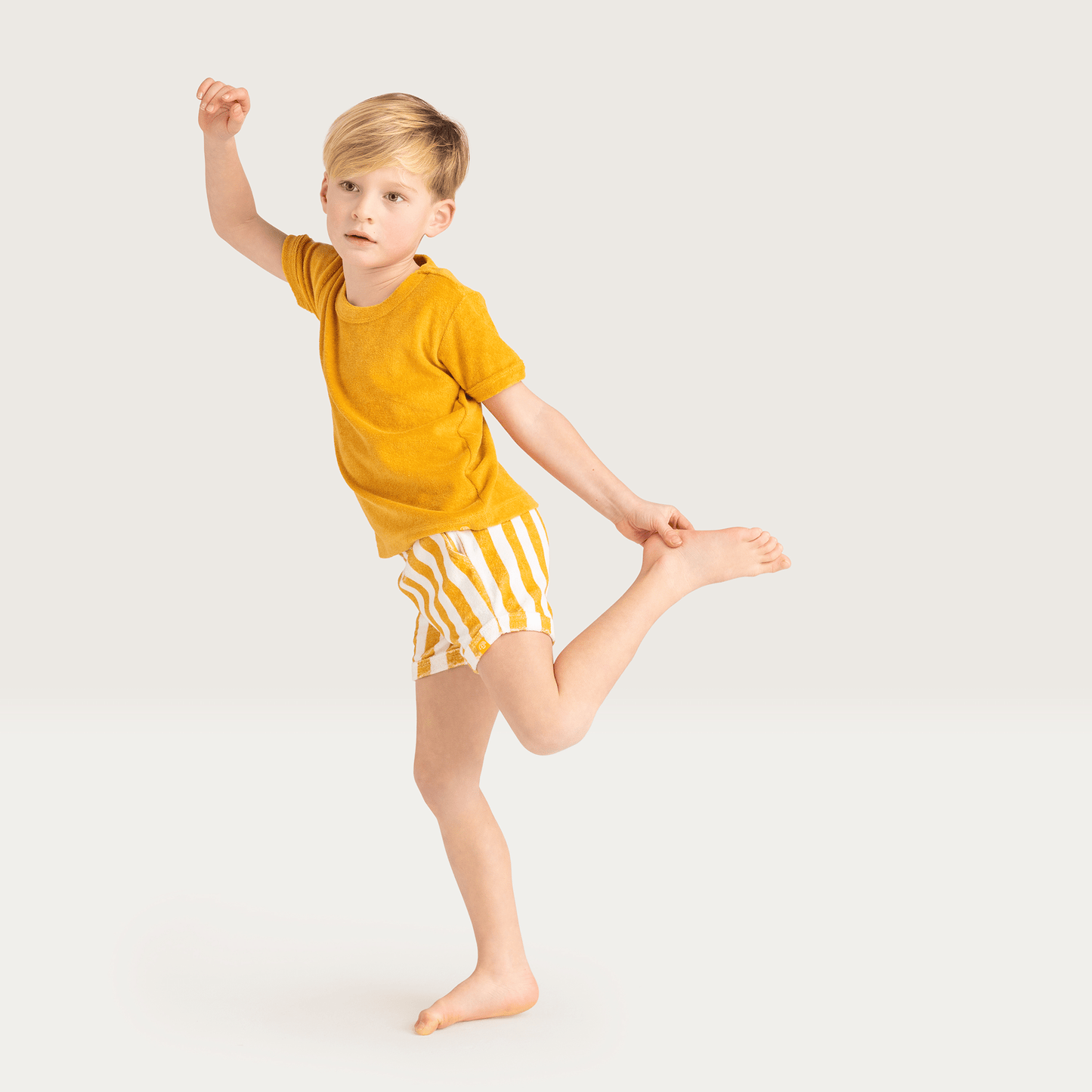 Sommer Set für Jungen gelb/weiß