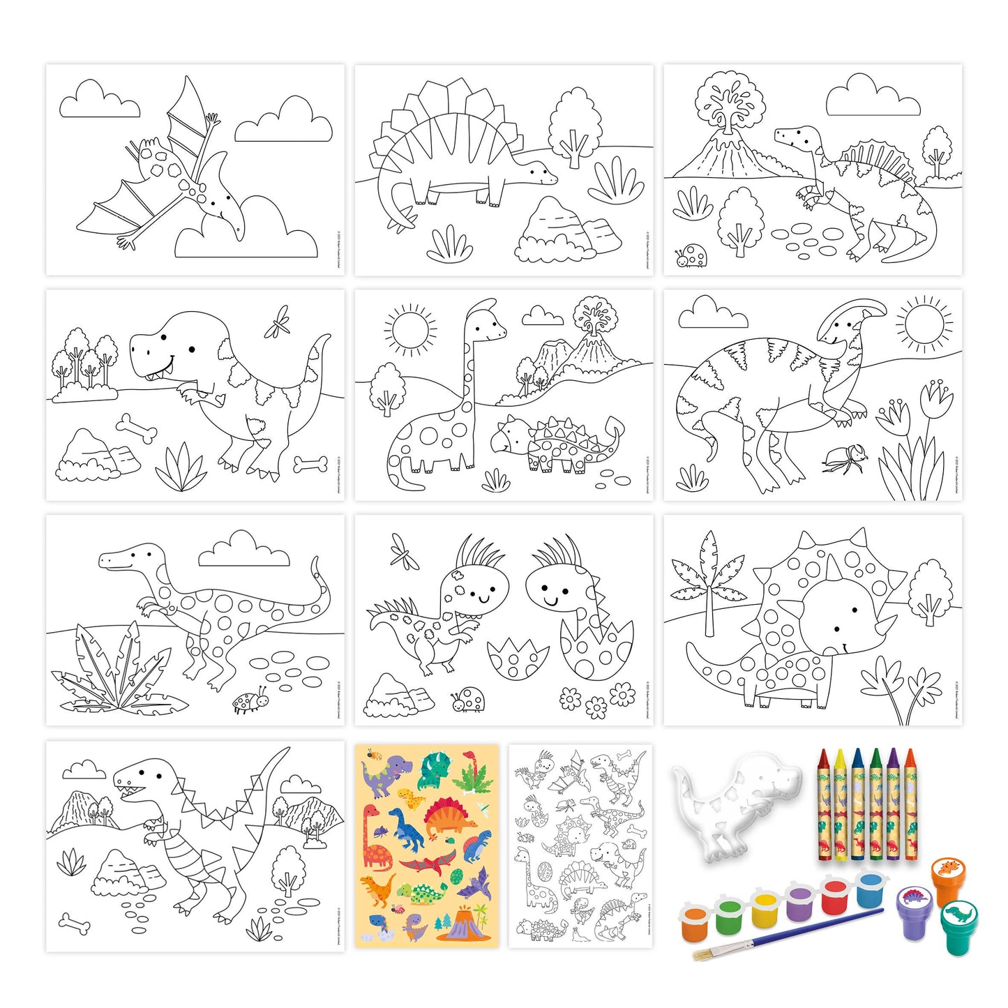 Dinosaurier Art Aktivitätsset