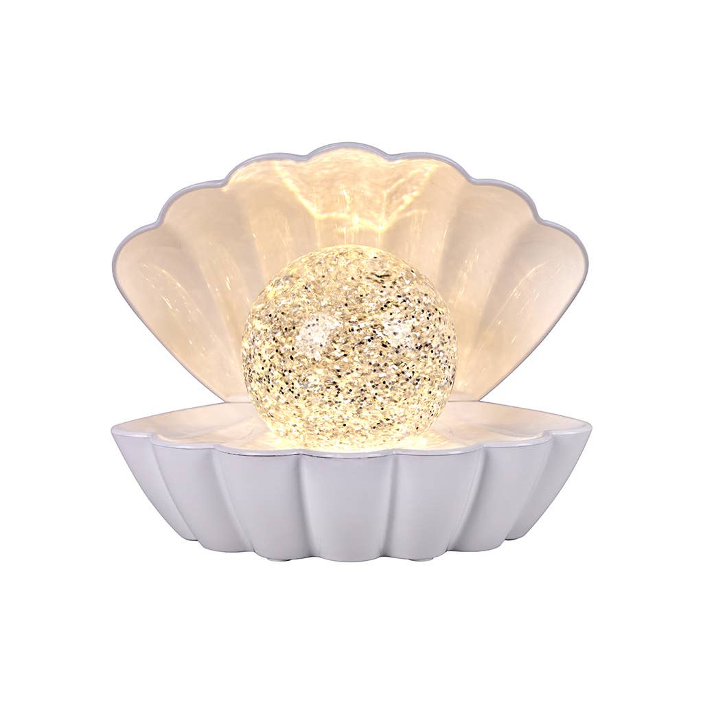 Objet Paris / Dekorative LED Glitzerlampe 'Muschel'
