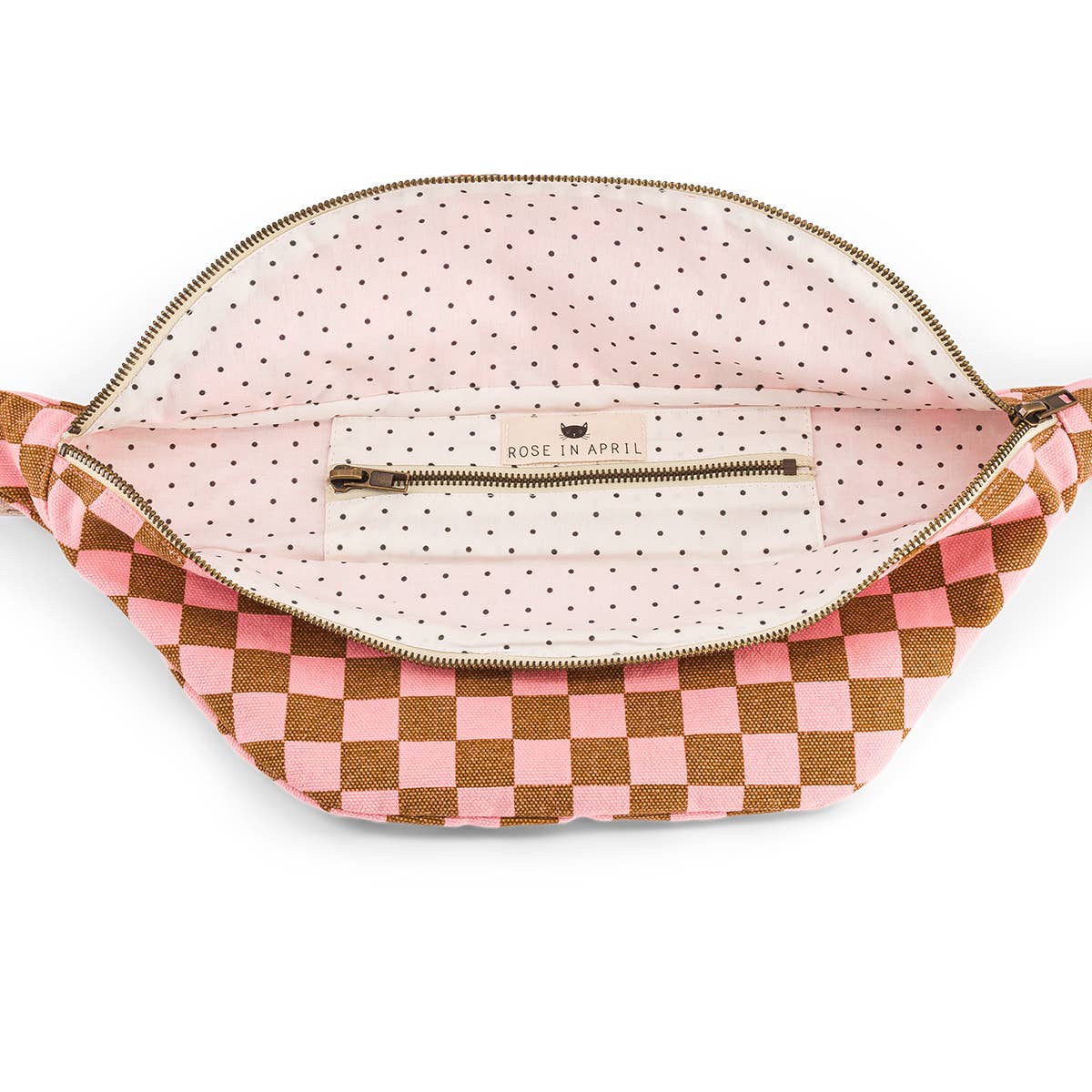 Gürteltsache Damier karamell/erdbeere kariert
