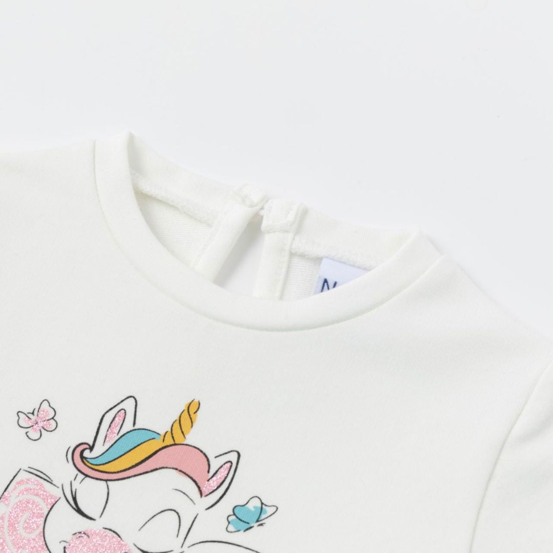 Kombiniertes Kleid mit Einhorn Print