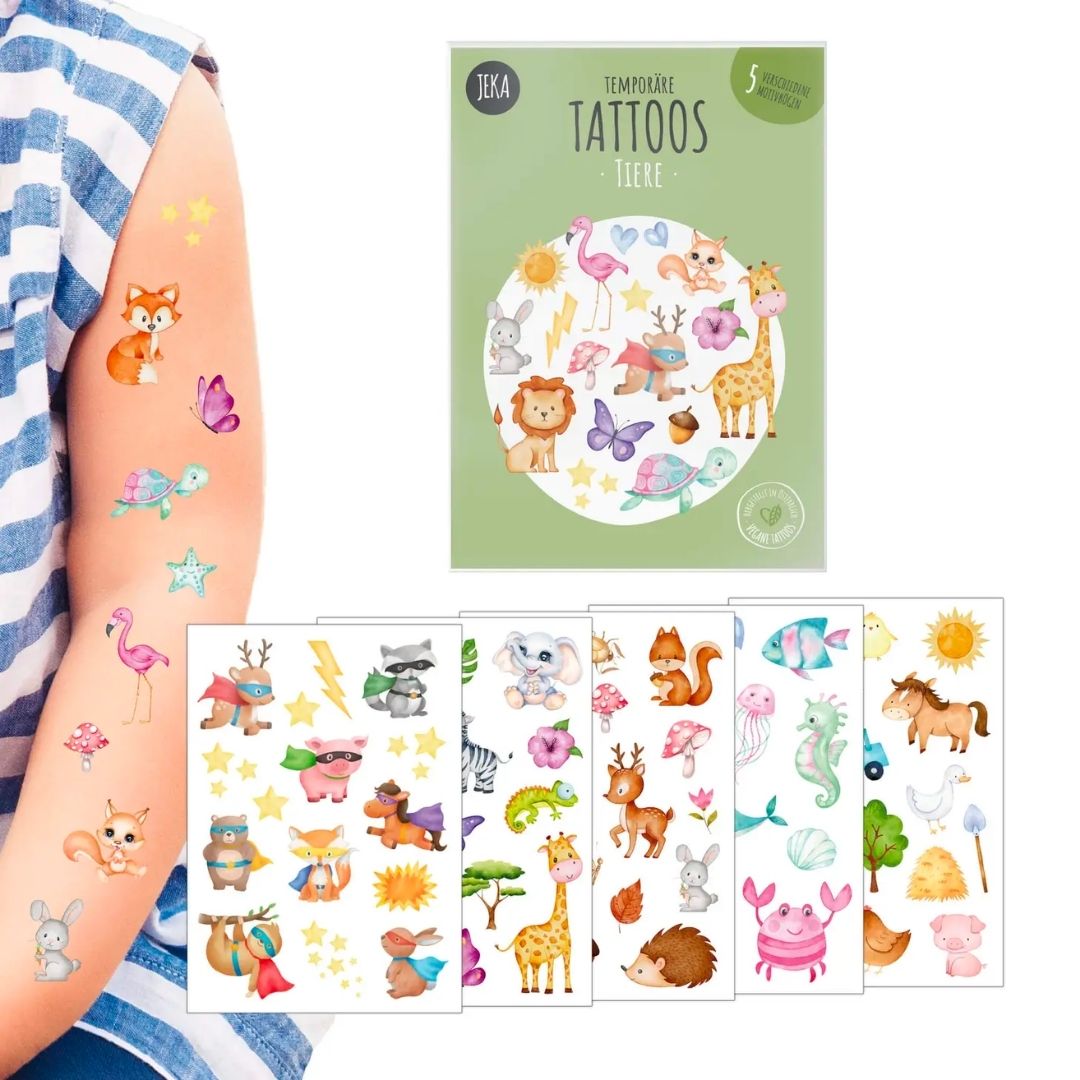 Kindertattoos Tiere