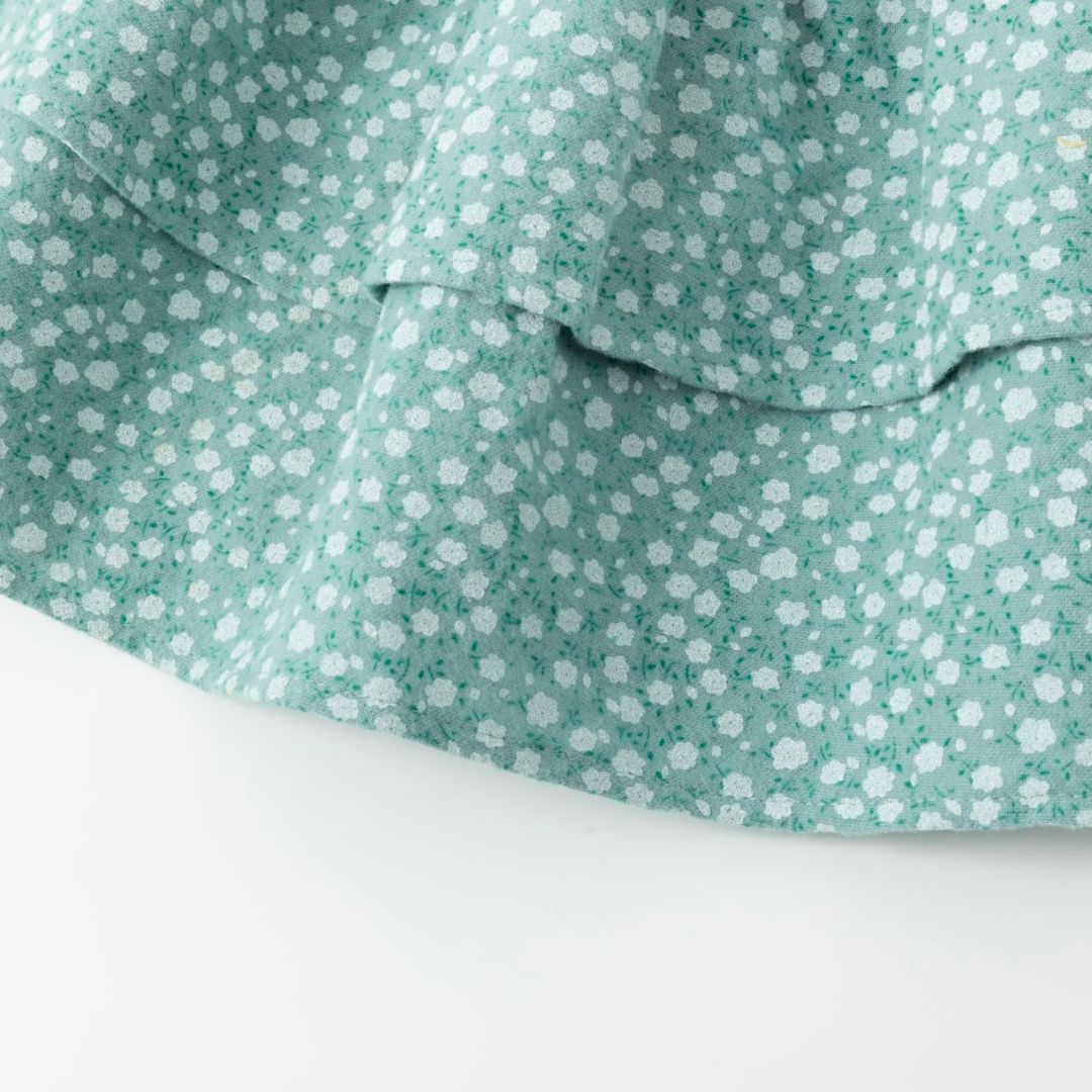Rock aus Flanellstoff mit Liberty-Blumen