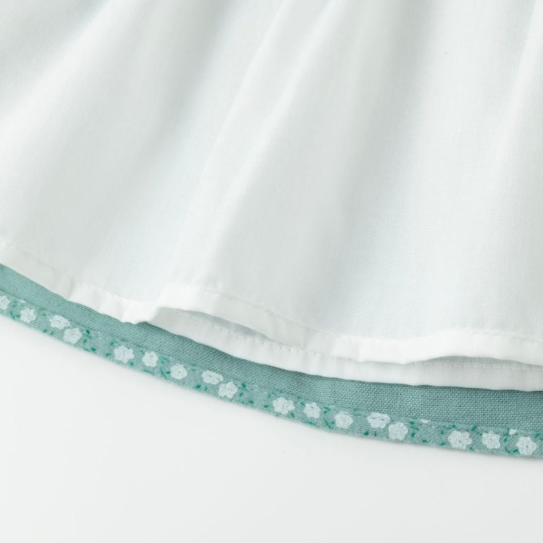 Rock aus Flanellstoff mit Liberty-Blumen