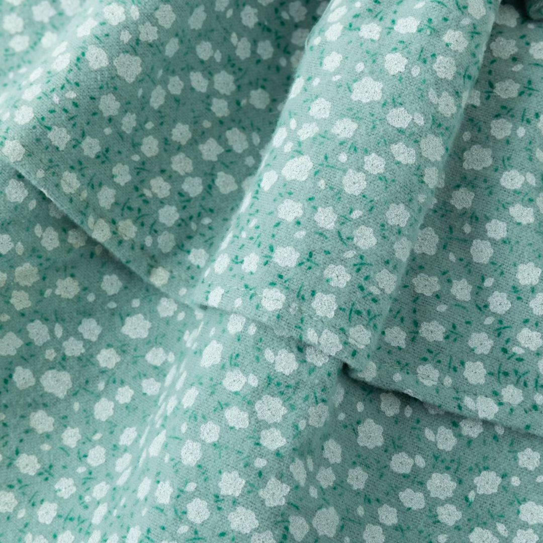 Rock aus Flanellstoff mit Liberty-Blumen