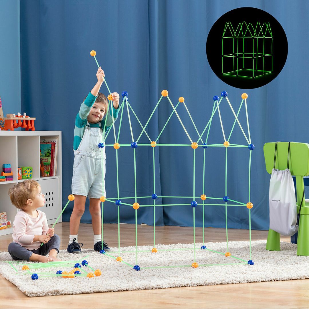 Bausatz für Kinderfestungen 'Budenzauber' Glow In The Dark