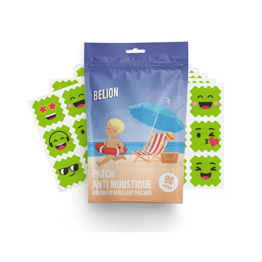 100% natürlicher Anti-Mücken-Patch 90 Stk Funny Faces