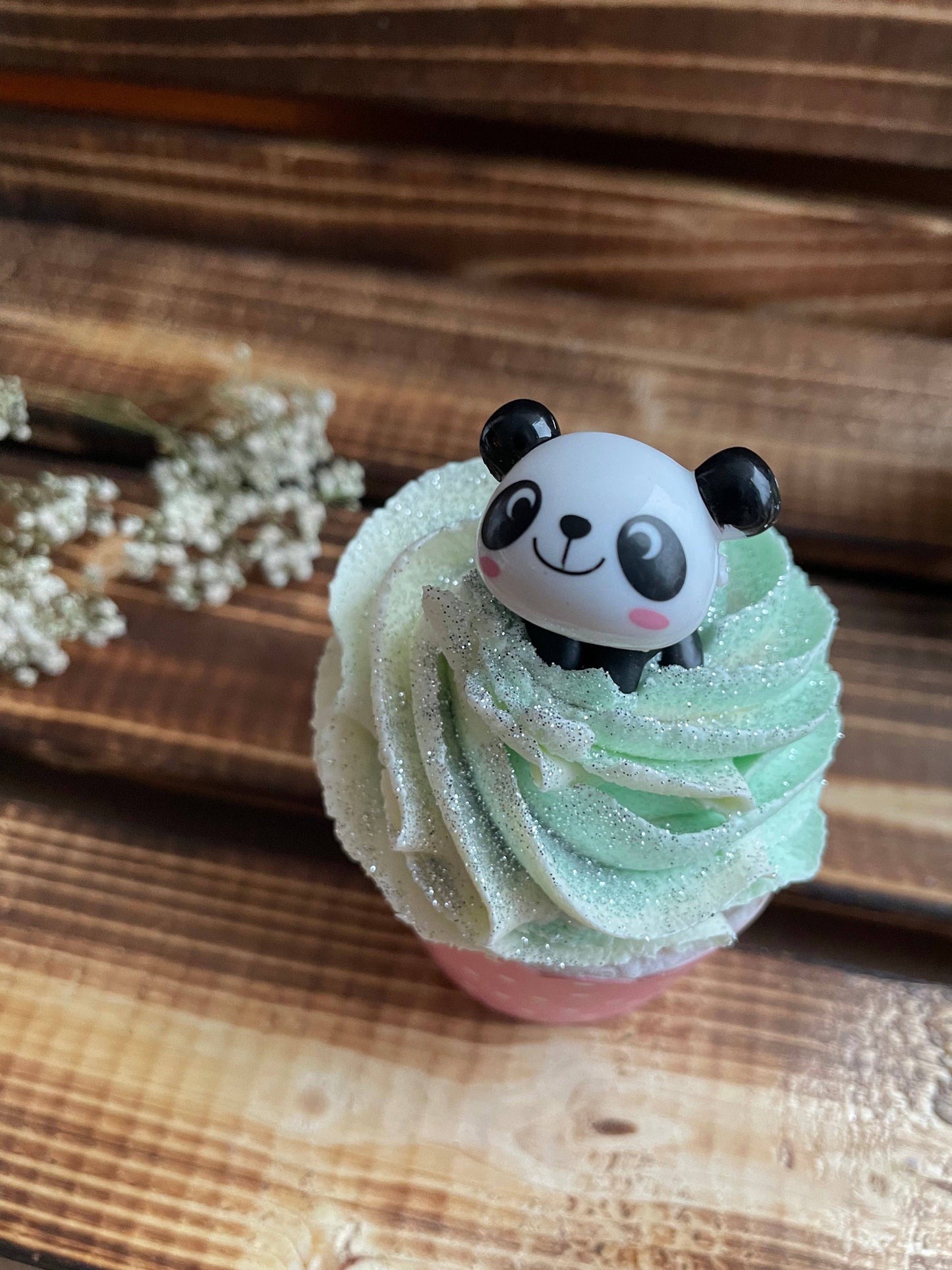 Badecupcake Orange - Panda
