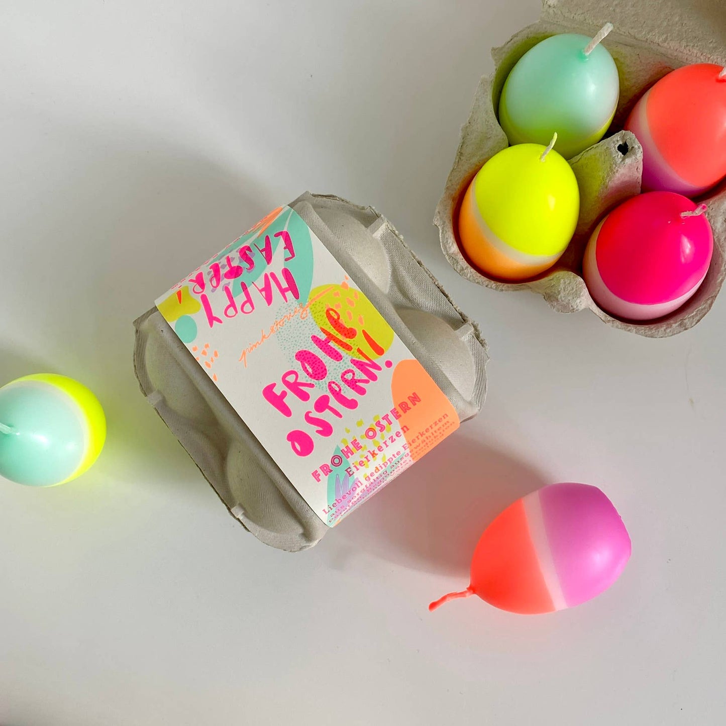 Dip Dye Eggs Flotter Vierer