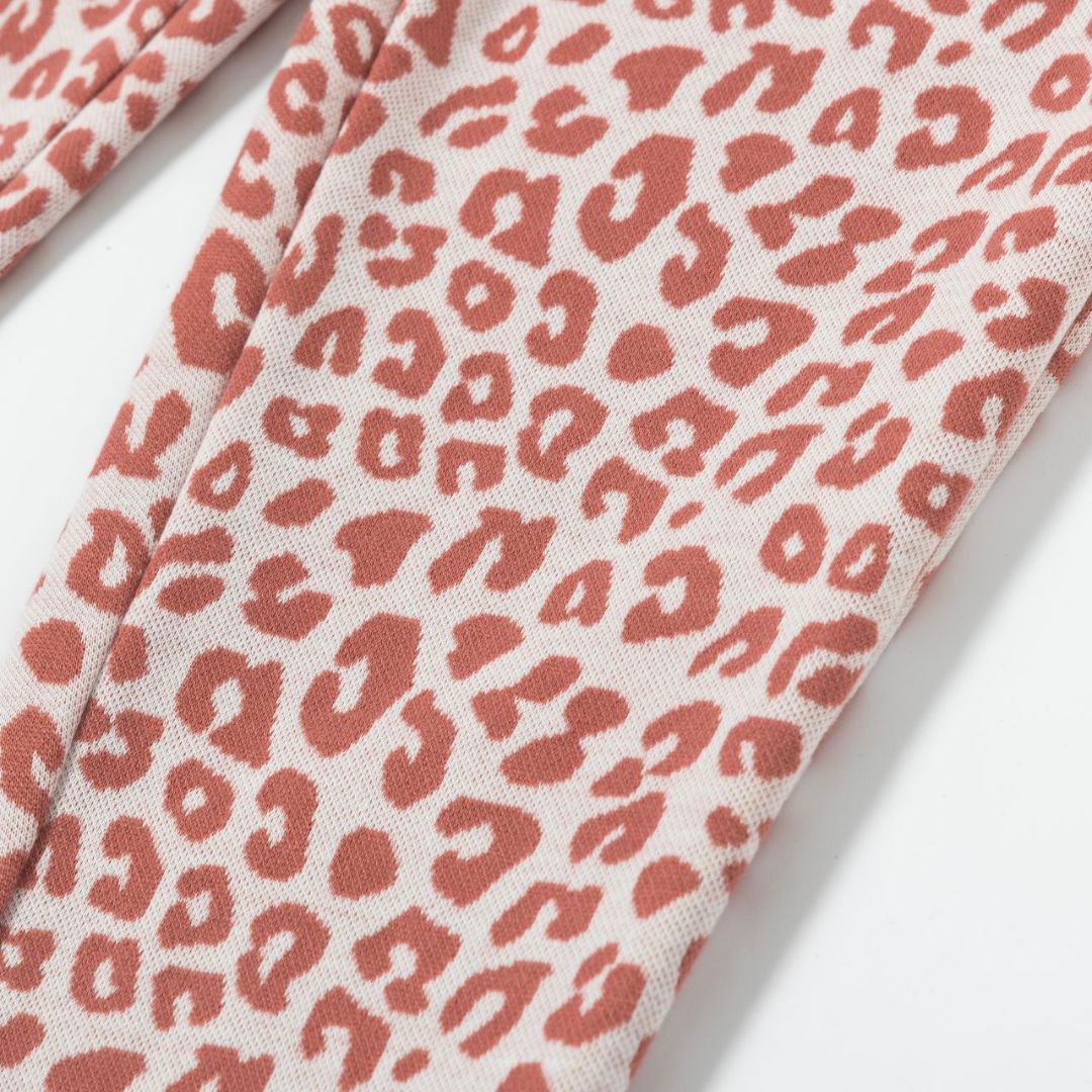 Leggings für Mädchen mit Leo-Muster