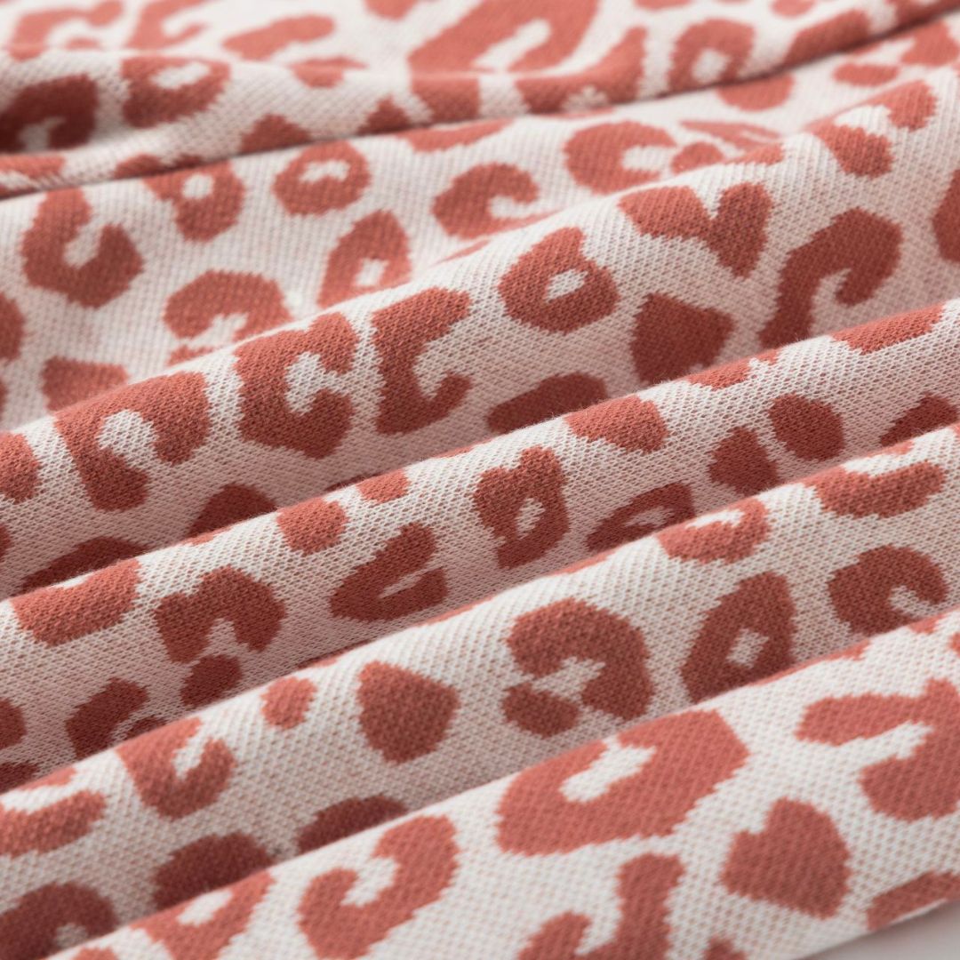 Leggings für Mädchen mit Leo-Muster