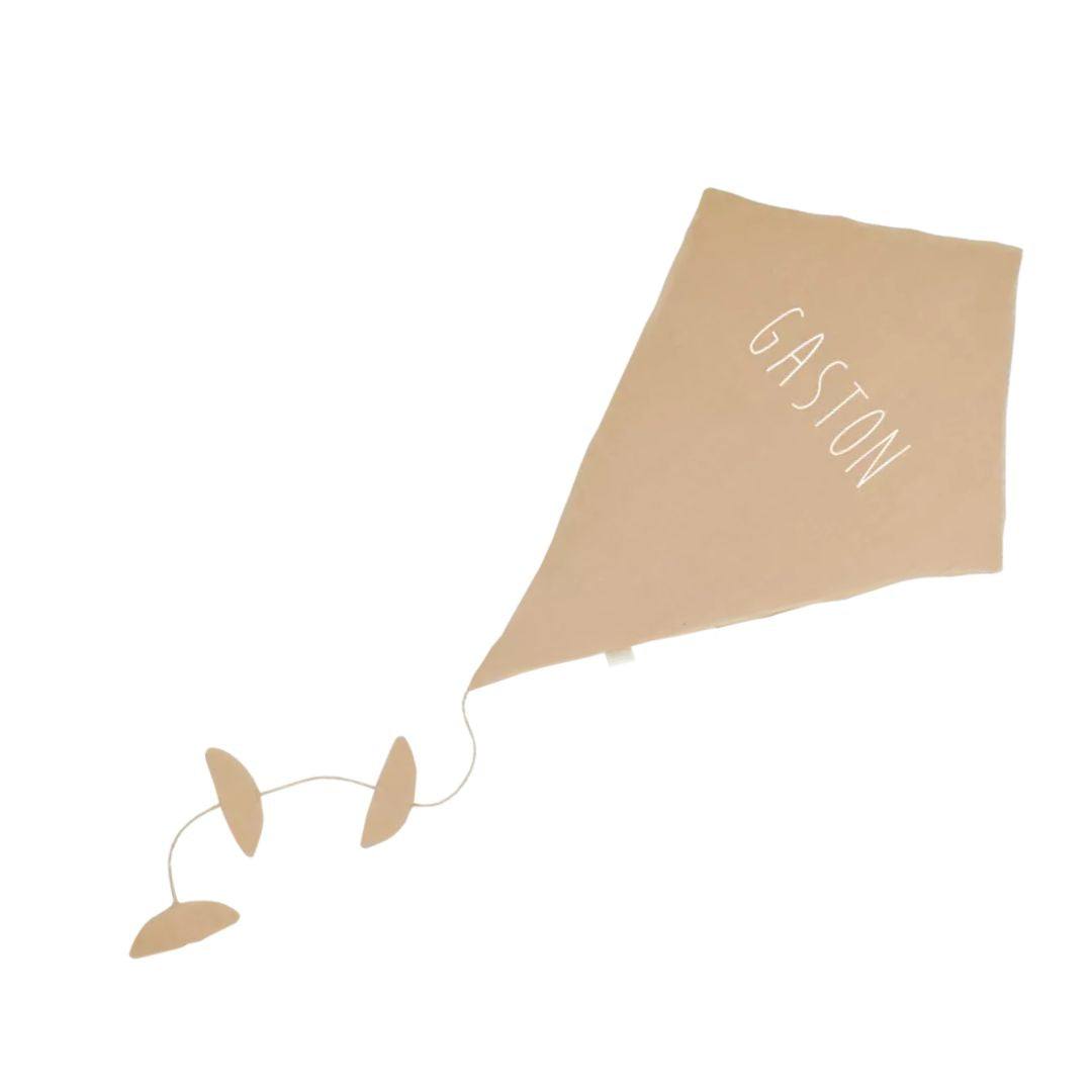 Wanddekoration Drachen beige personalisierbar