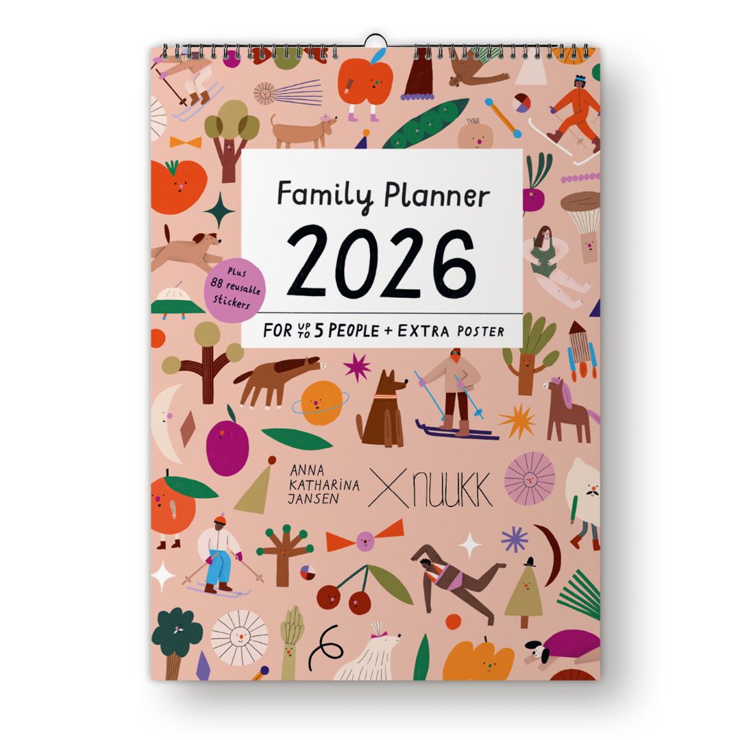 Familienkalender 'Ponys U. Picknick' 2026 inkl. Poster + 88 Sticker
