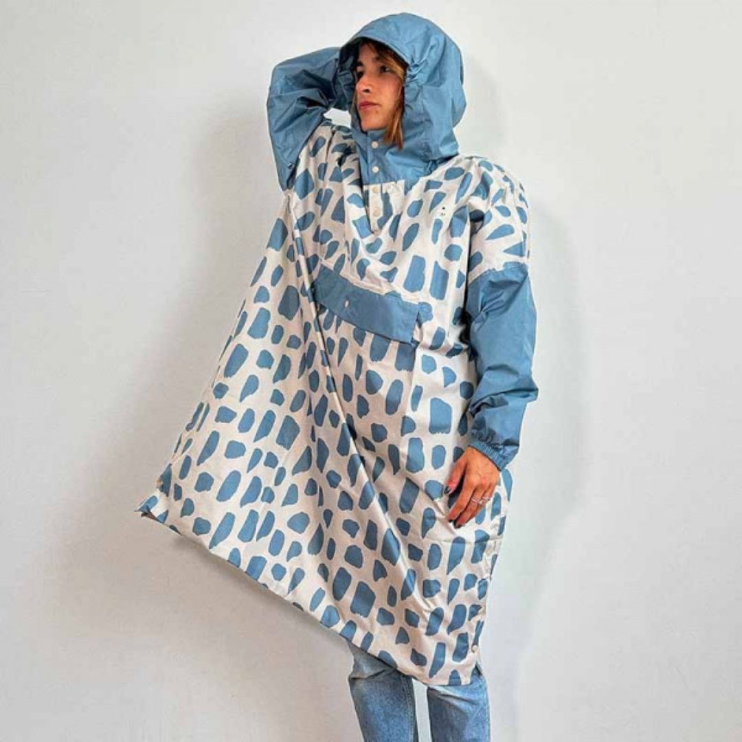 Regenponcho 'Icy Blue' für Kinder und Erwachsene