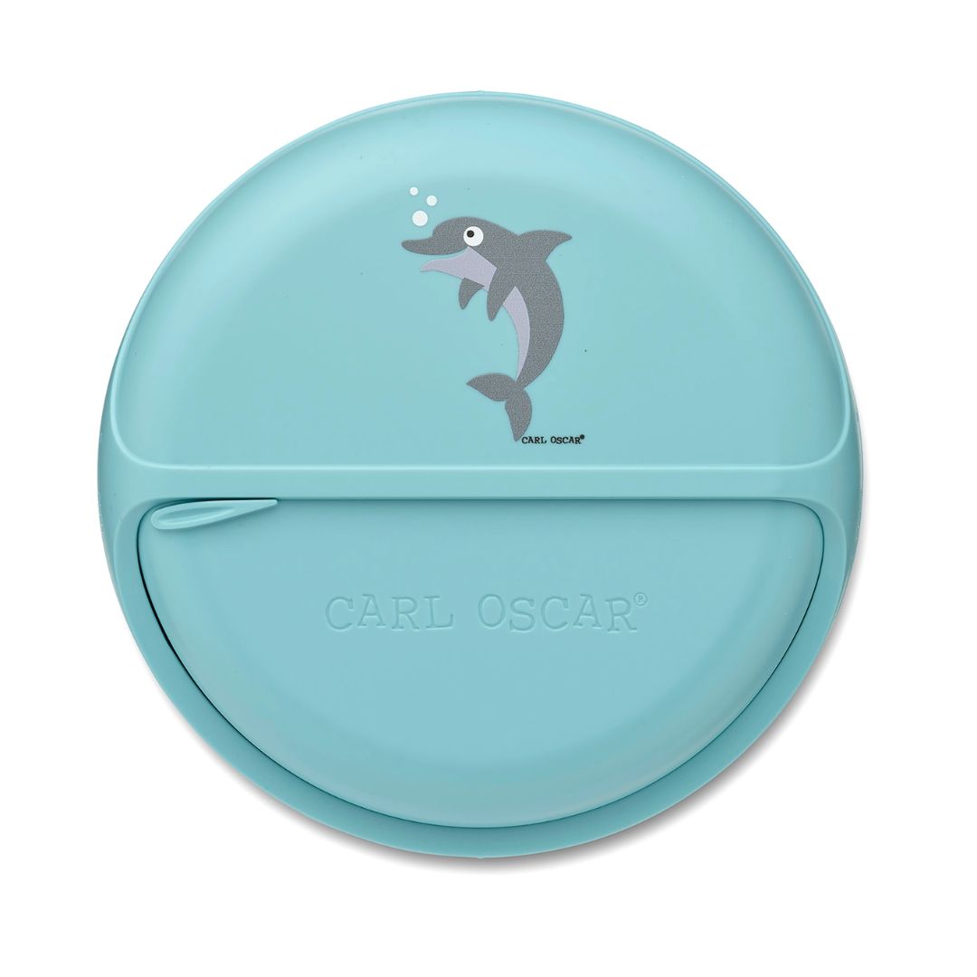 Snack Disc Kinder 'Delfin' blau 15 cm