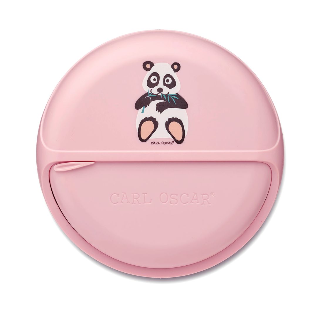 Snack Disc Kinder 'Panda' rosa 15 cm
