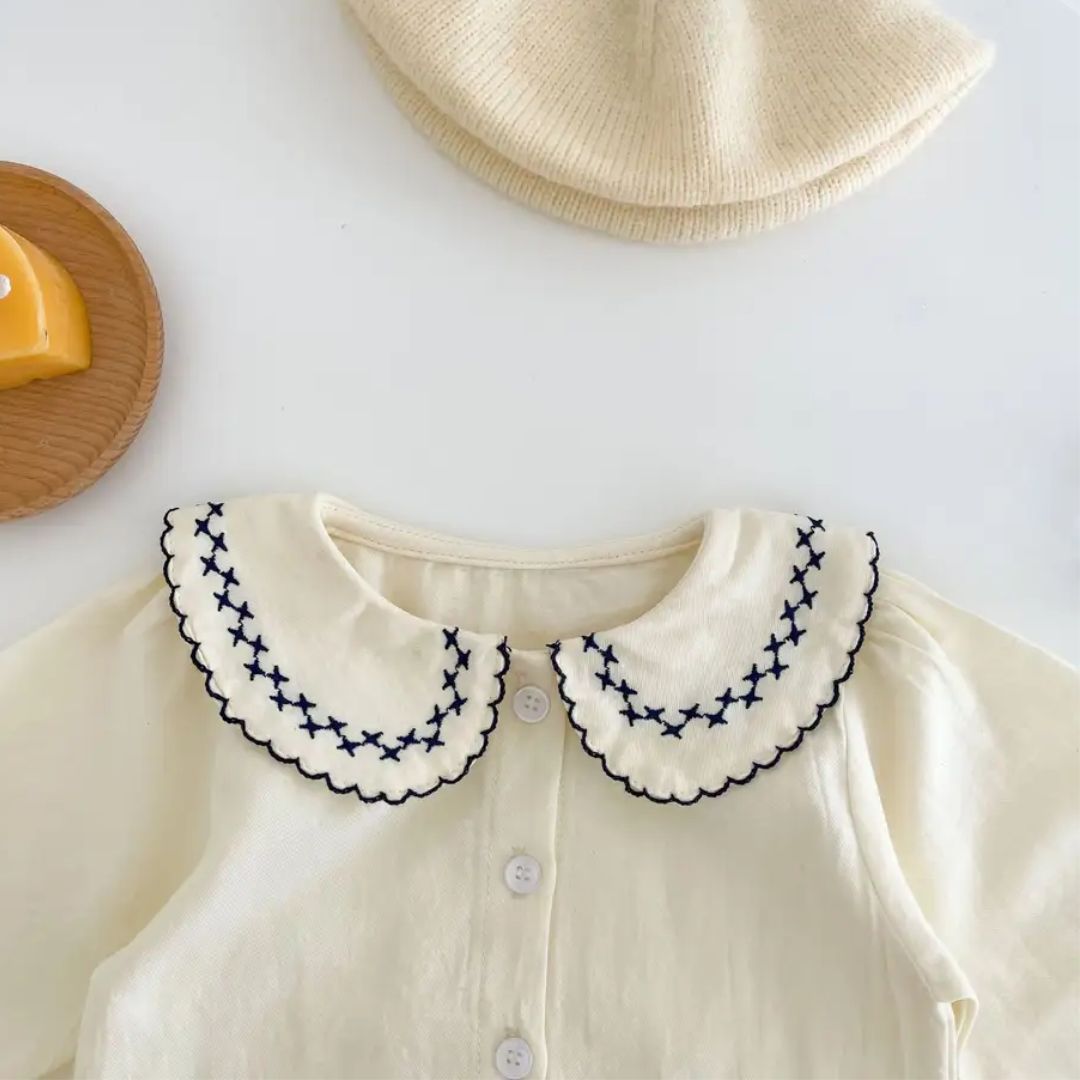Outfit Set Overall kurz und Bluse