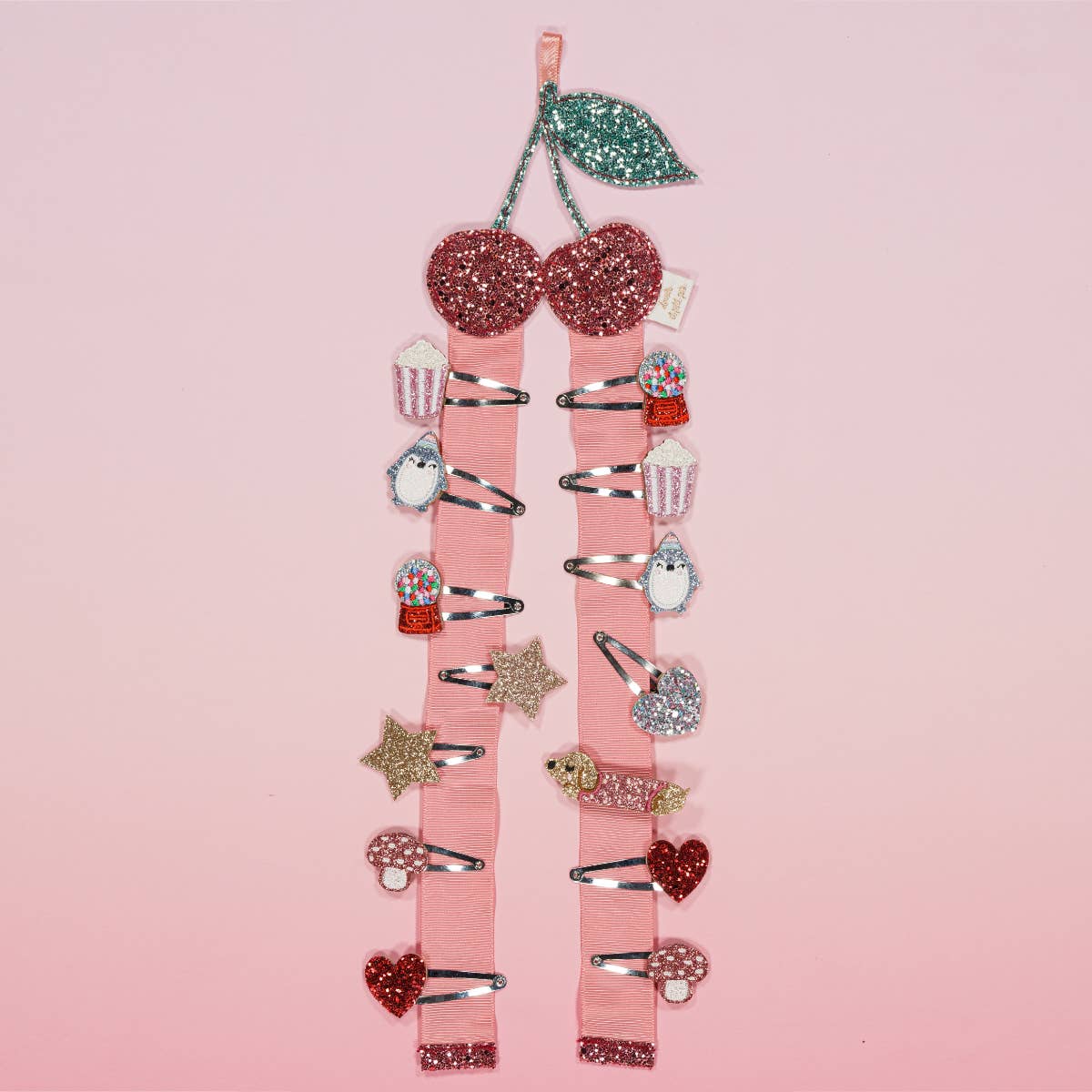 Wand-Haarspangenhalter 'Kirsche'