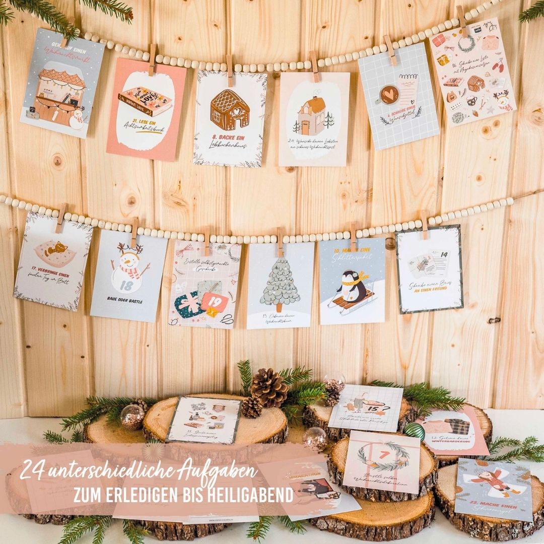 Adventskalender Karten '24 Tage Challenge'