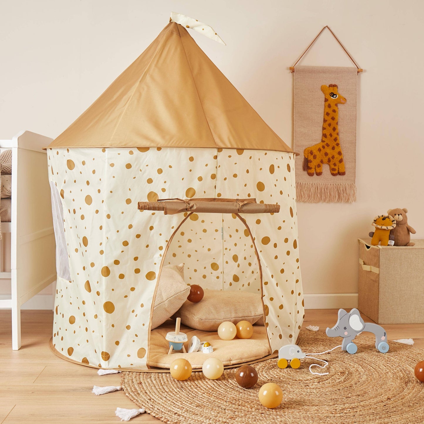 Pop Up Spielzelt 'Golden Dots'