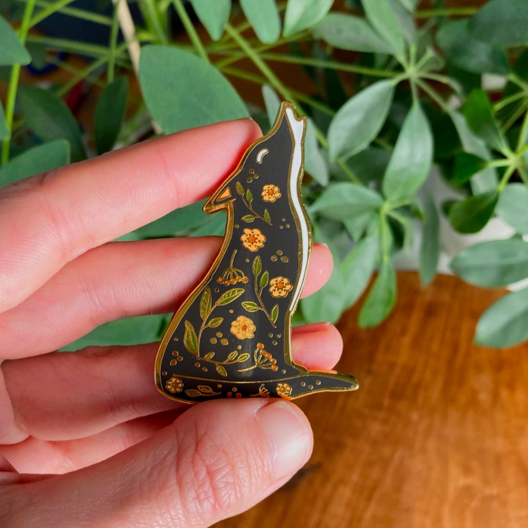 Wolf Pin "Sei frei"