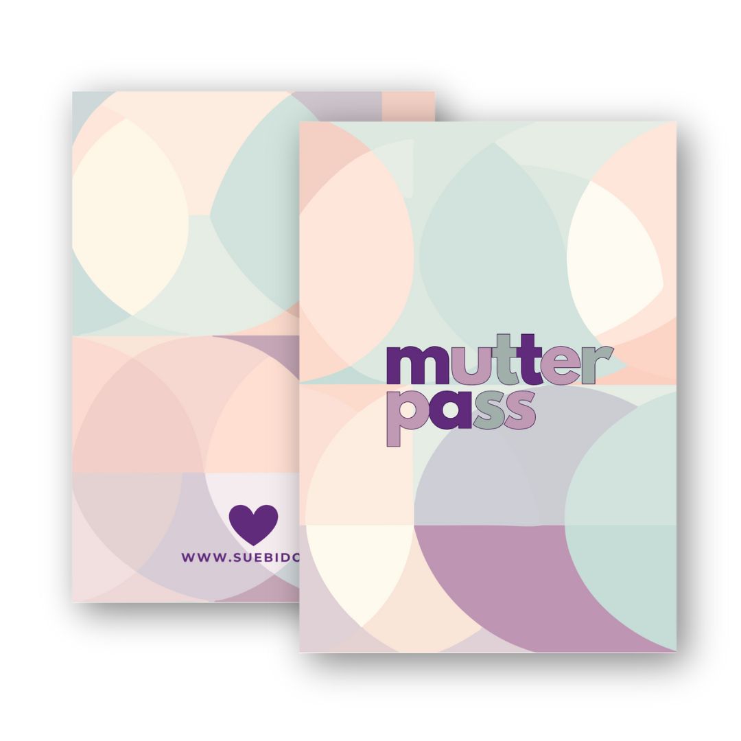 Mutterpasshülle Retro Pastell