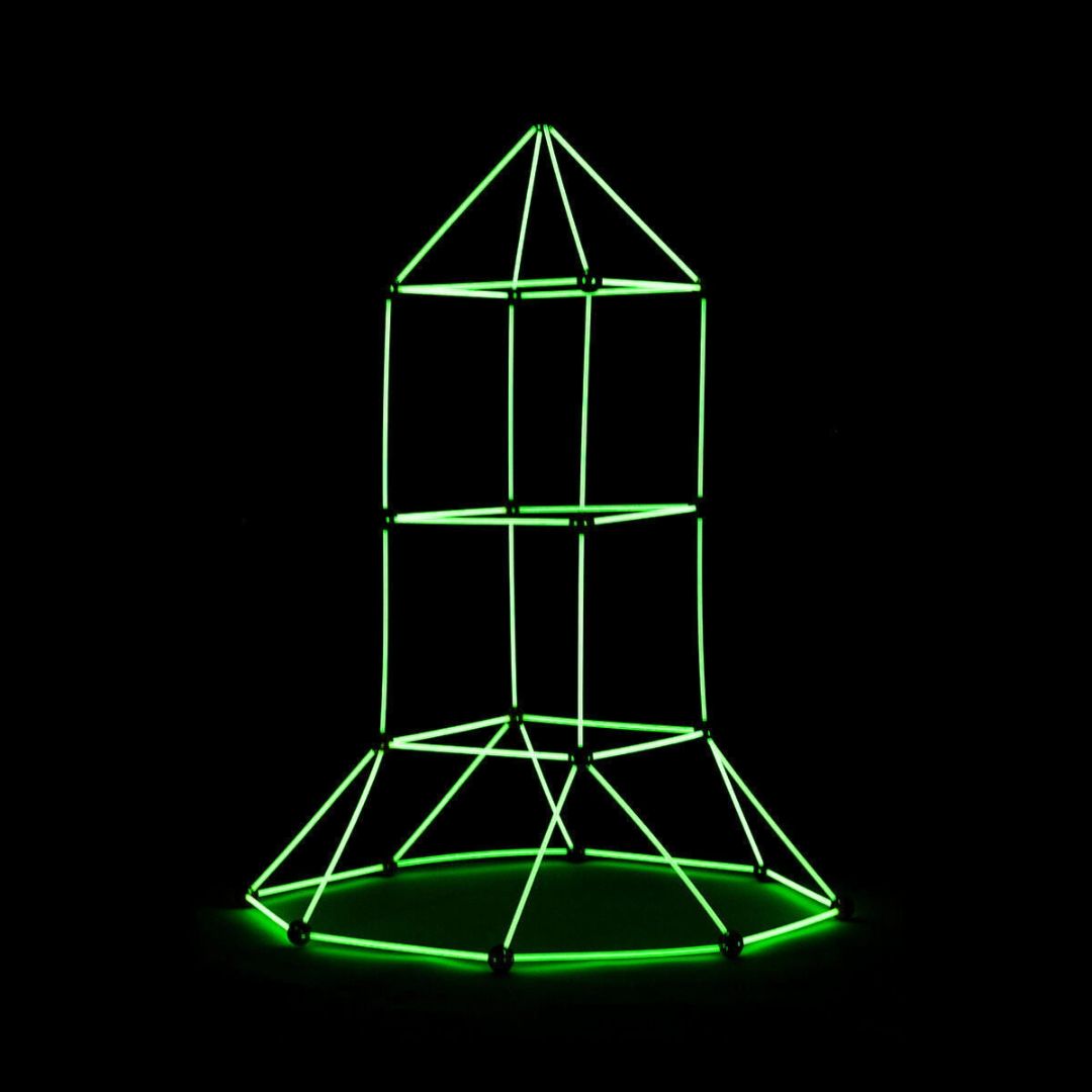 Bausatz für Kinderfestungen 'Budenzauber' Glow In The Dark