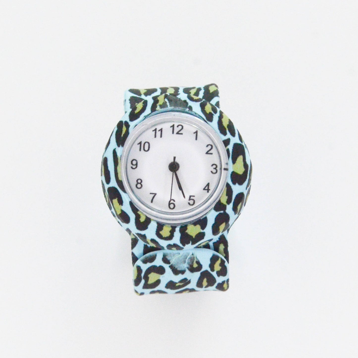Kinder Uhr Strapies 'Loop Leopard' blau
