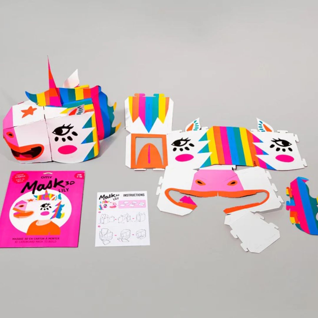 3D Maske 'Einhorn'