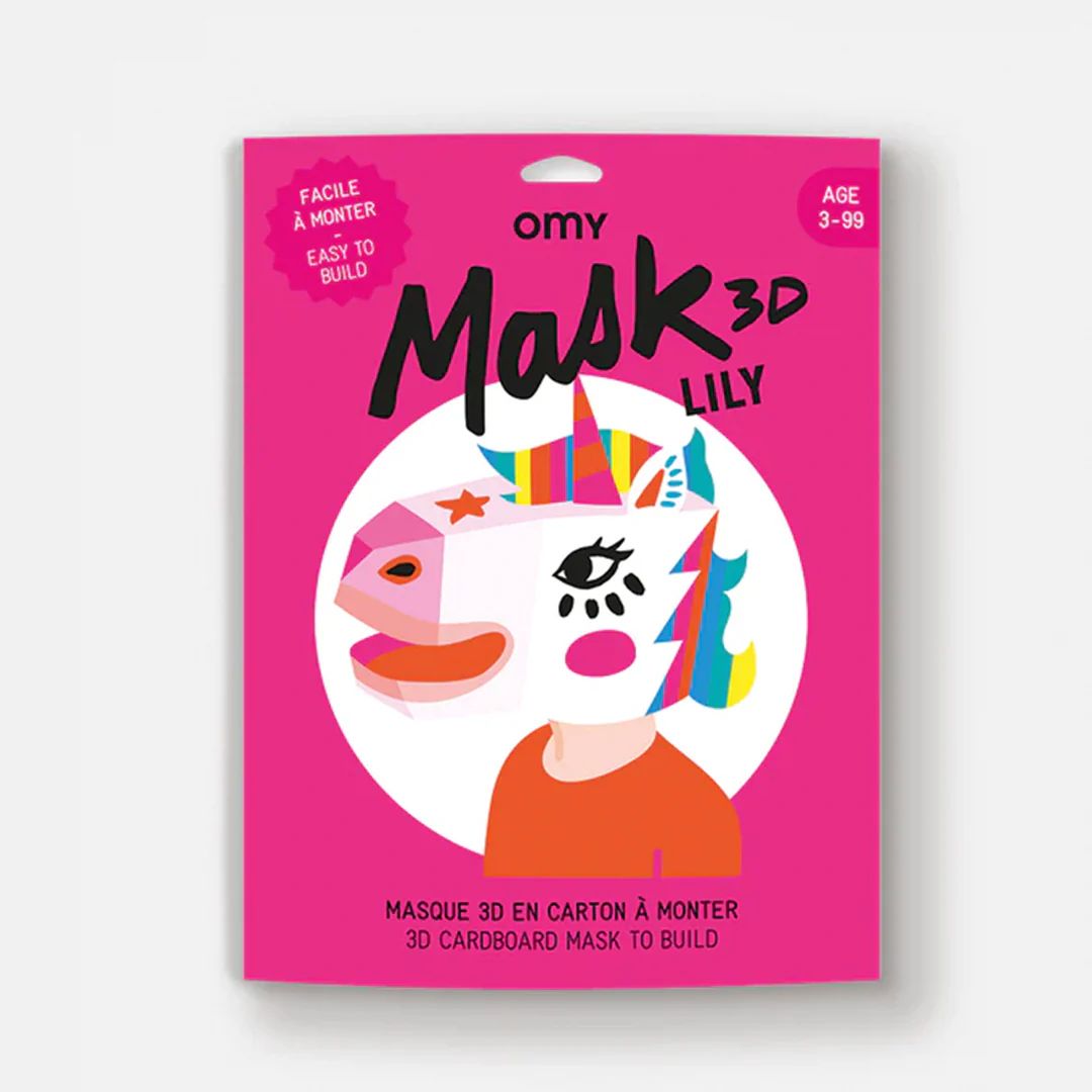 3D Maske 'Einhorn'