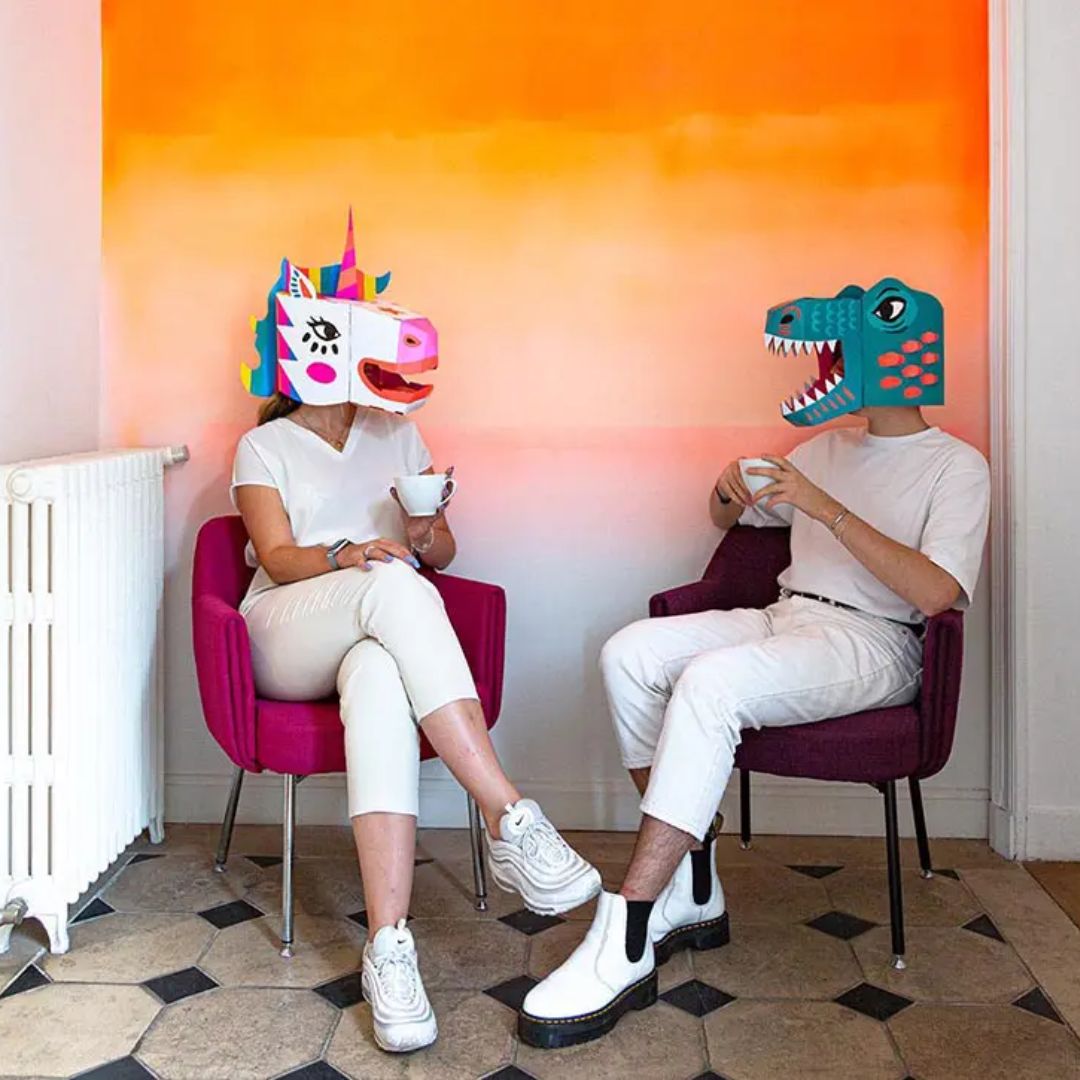 3D Maske 'Einhorn'