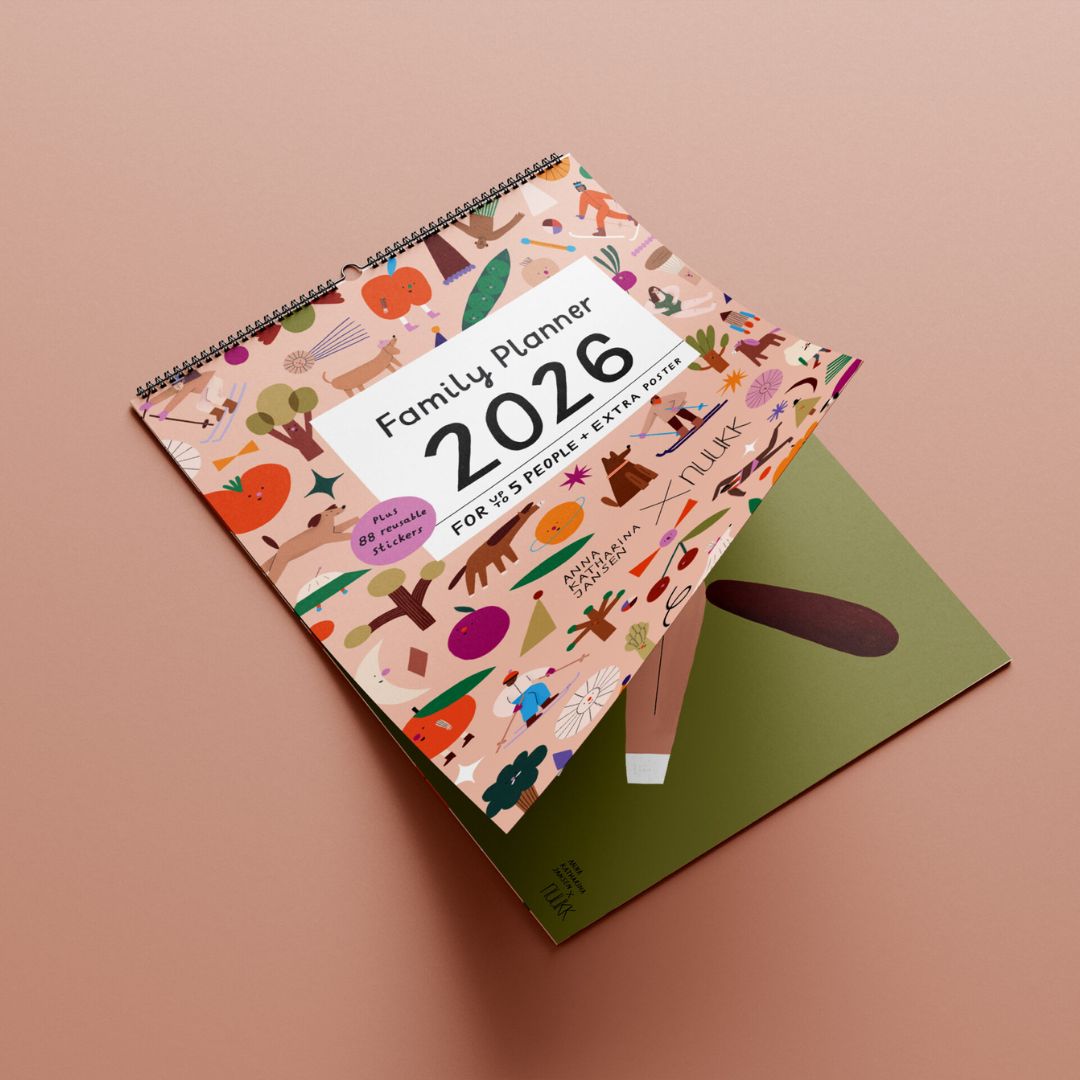 Familienkalender 'Ponys U. Picknick' 2026 inkl. Poster + 88 Sticker