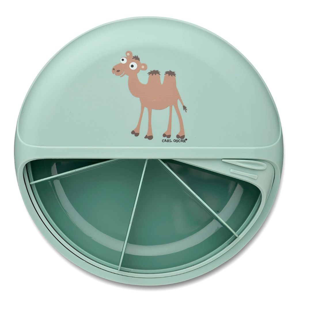 Snack Disc Kinder 'Kamel' mintgrün 15 cm