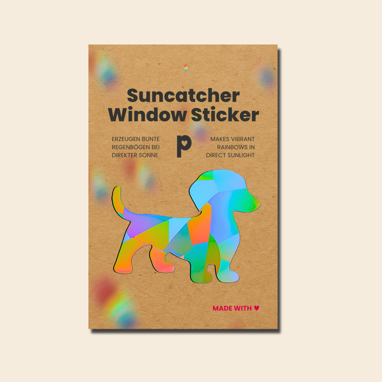 Suncatcher Fenstersticker Dackel