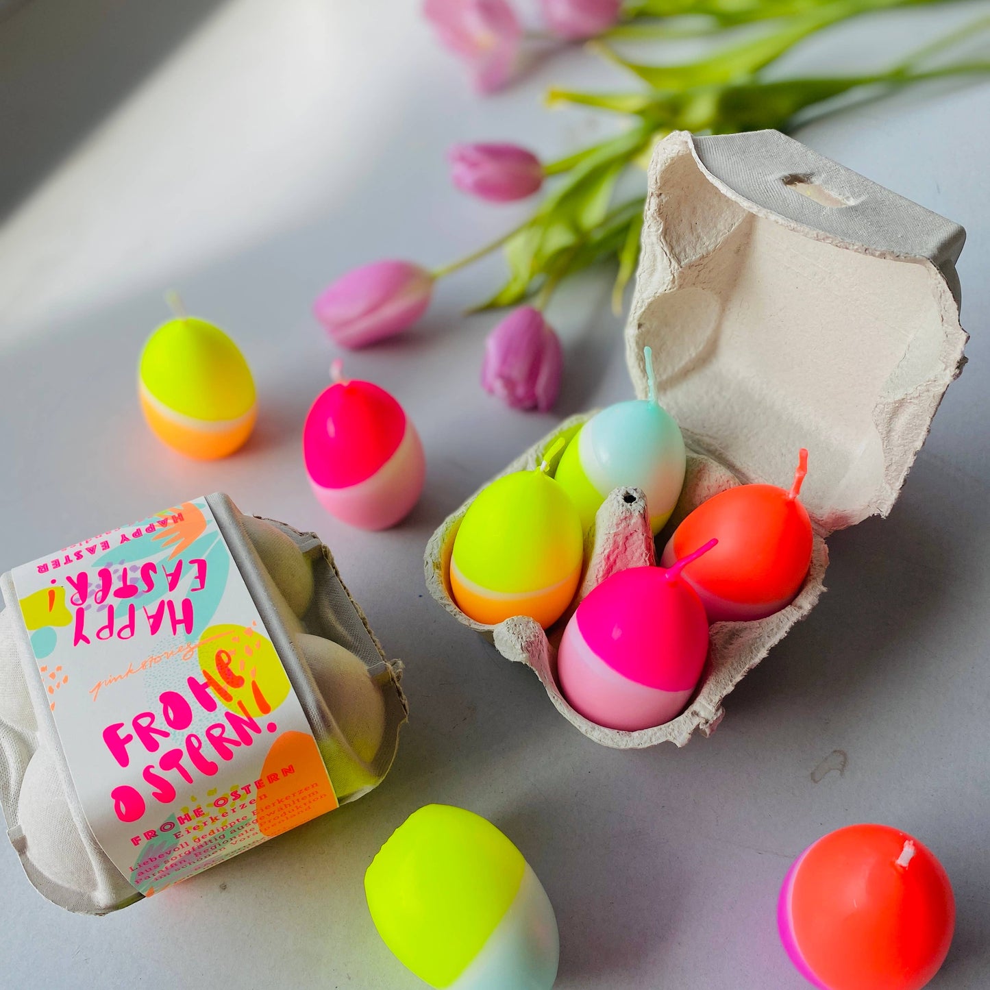 Dip Dye Eggs Flotter Vierer