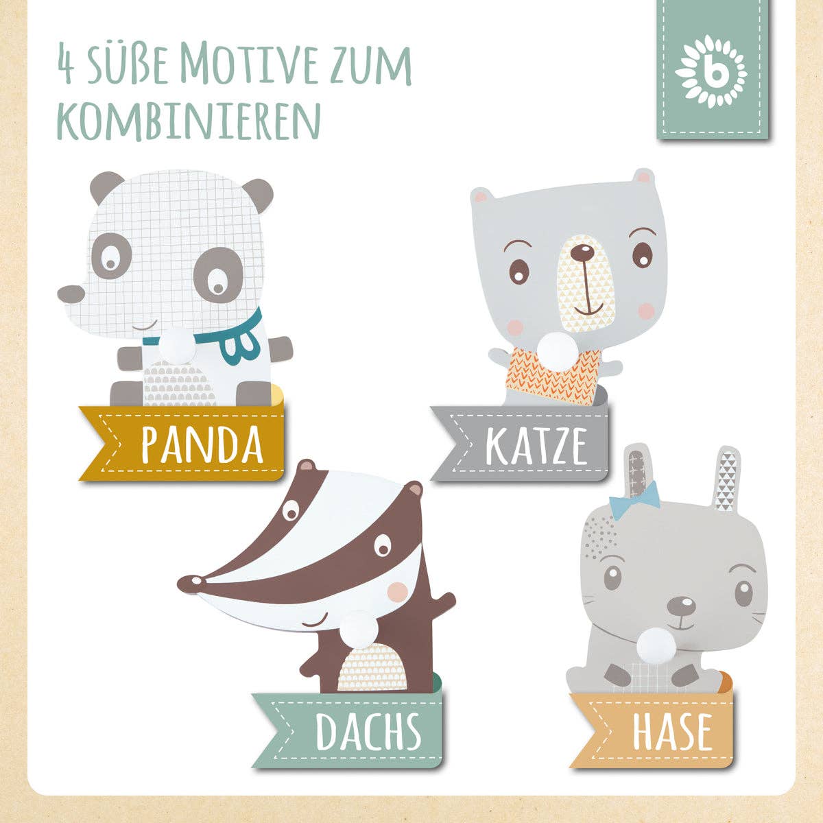 Wandhaken 'Dachs'