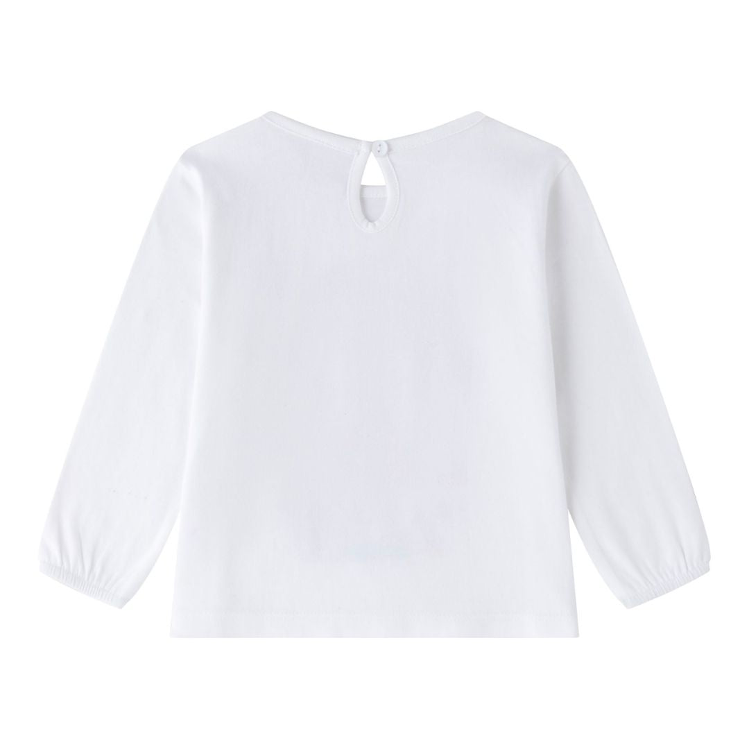 Longsleeve mit süßem Print Mädchen mit Katze