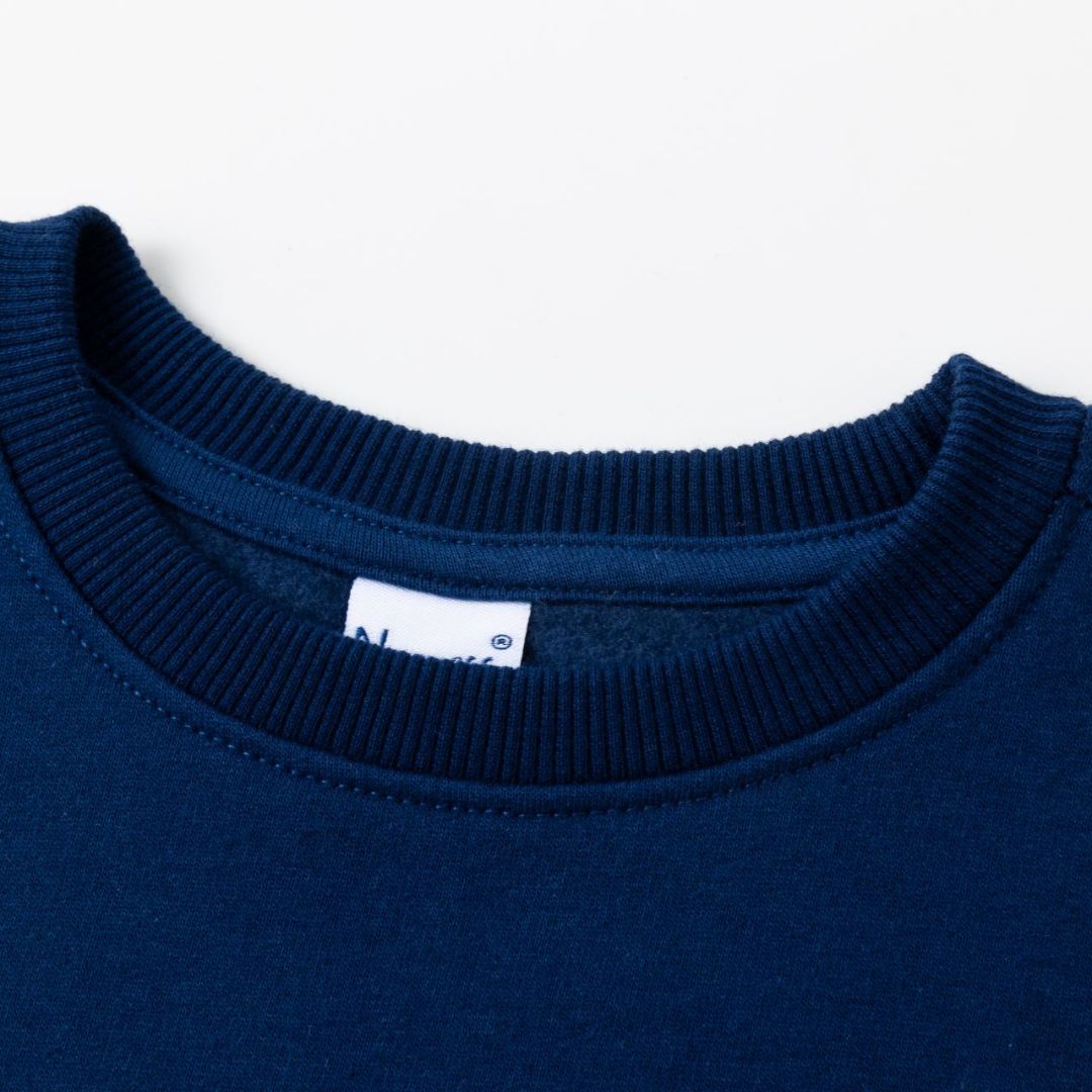 Sweatshirt mit süßer Frosch Applikation marine blau