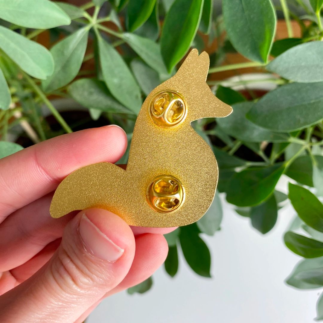 Wolf Pin "Sei frei"