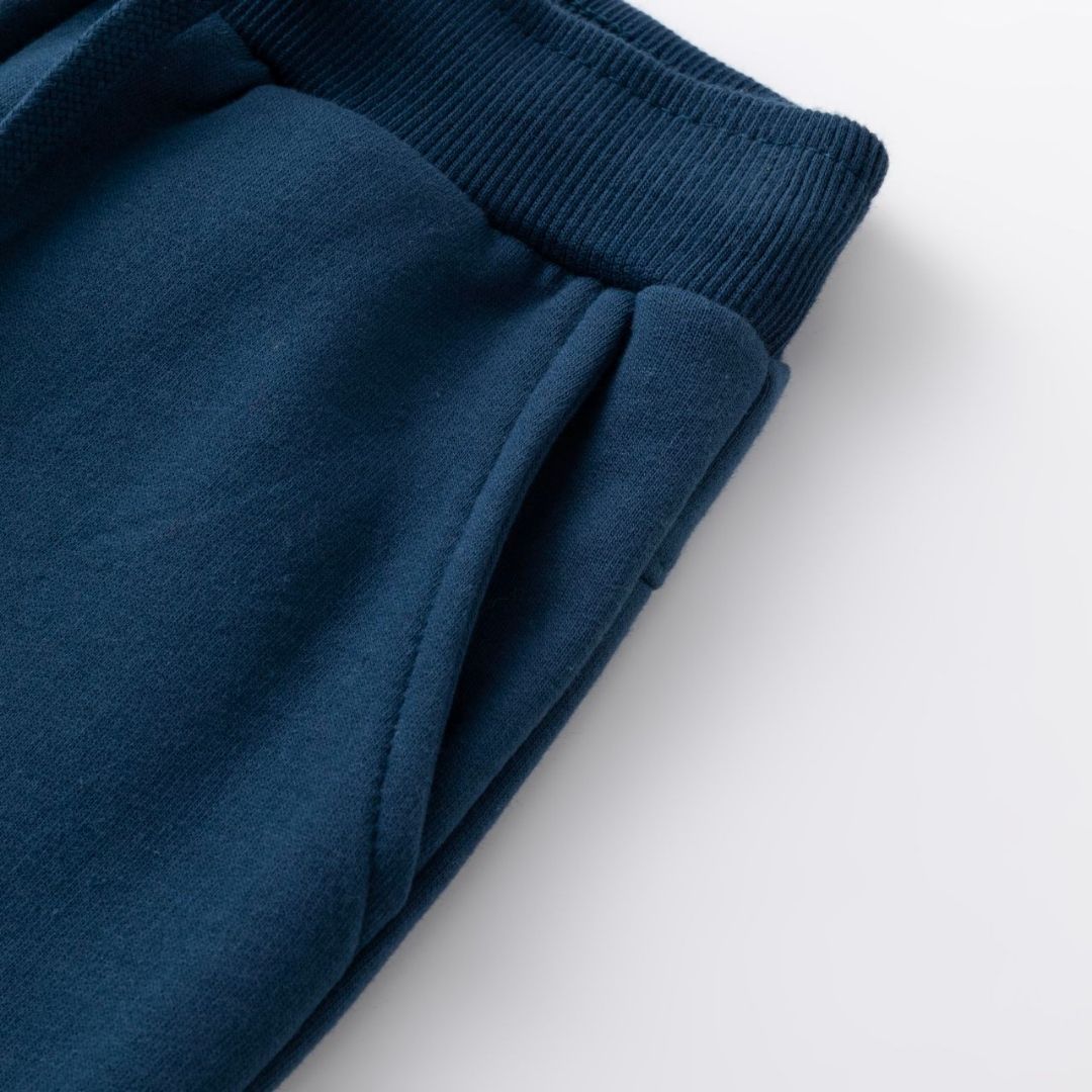 Jogginghose geplüscht blau