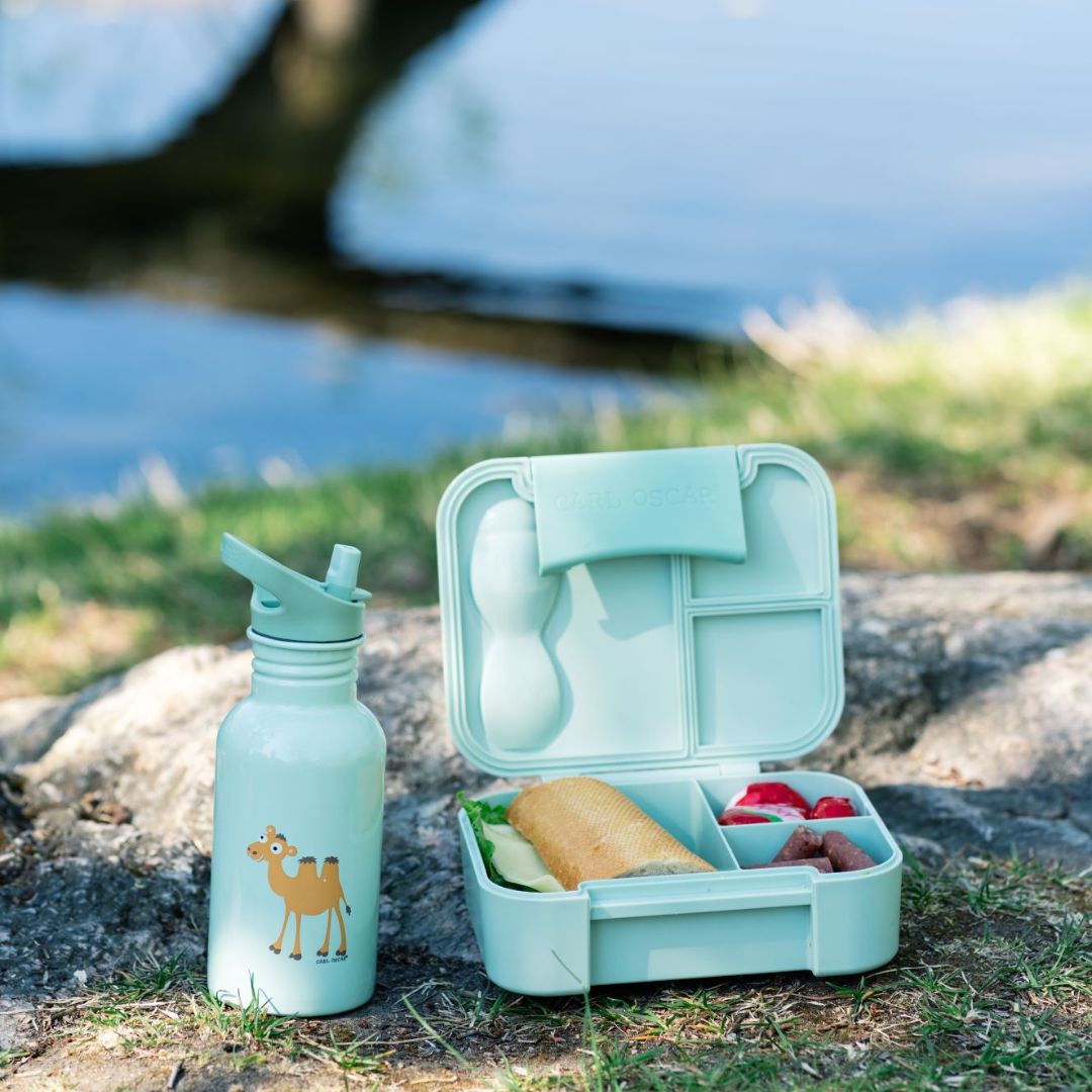Bento Box Kinder Lunchbox 'Kamel mint'