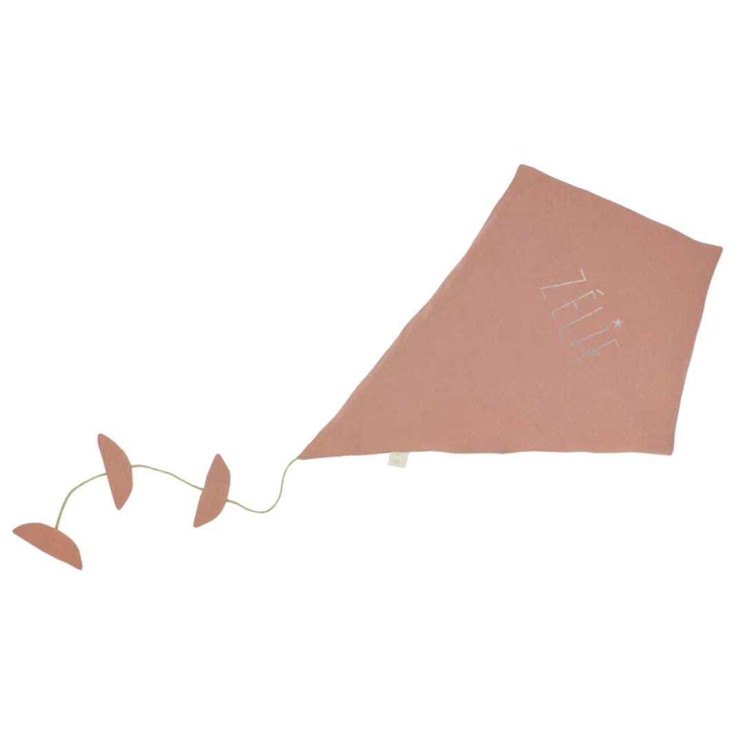 Wanddekoration Drachen rosa personalisierbar