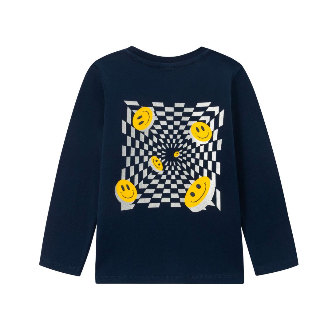Longsleeve für Jungen "Smile" marine