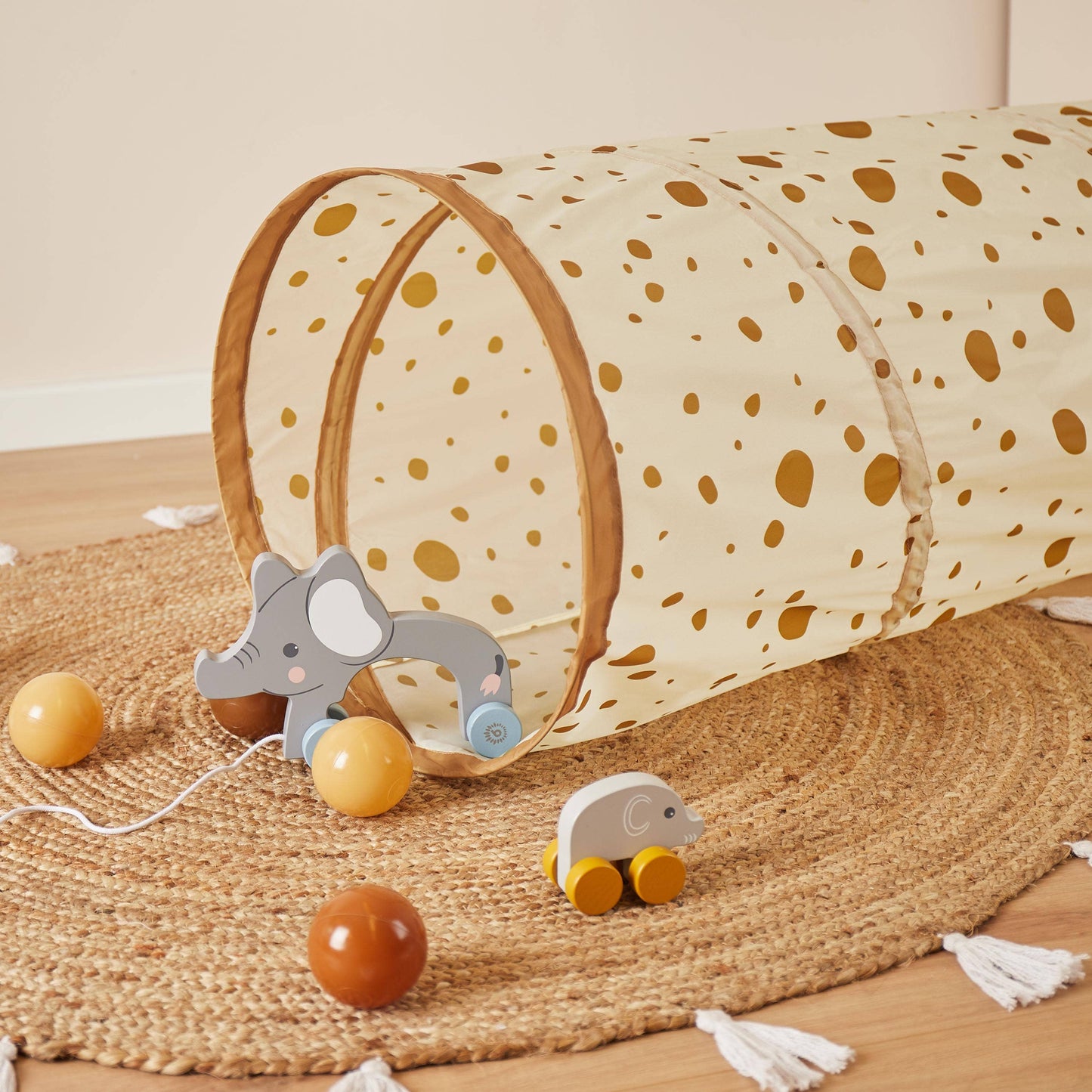 Pop Up Spieltunnel 'Golden Dots'