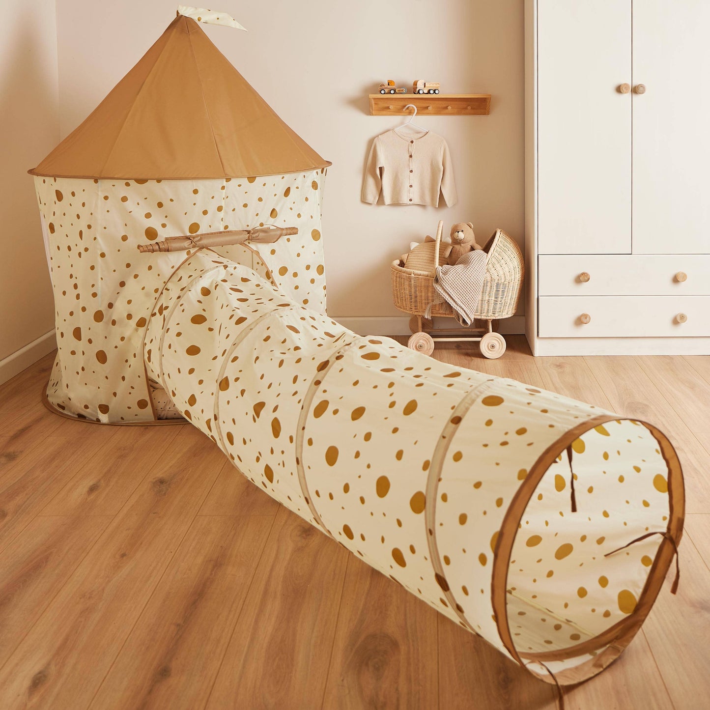 Pop Up Spieltunnel 'Golden Dots'
