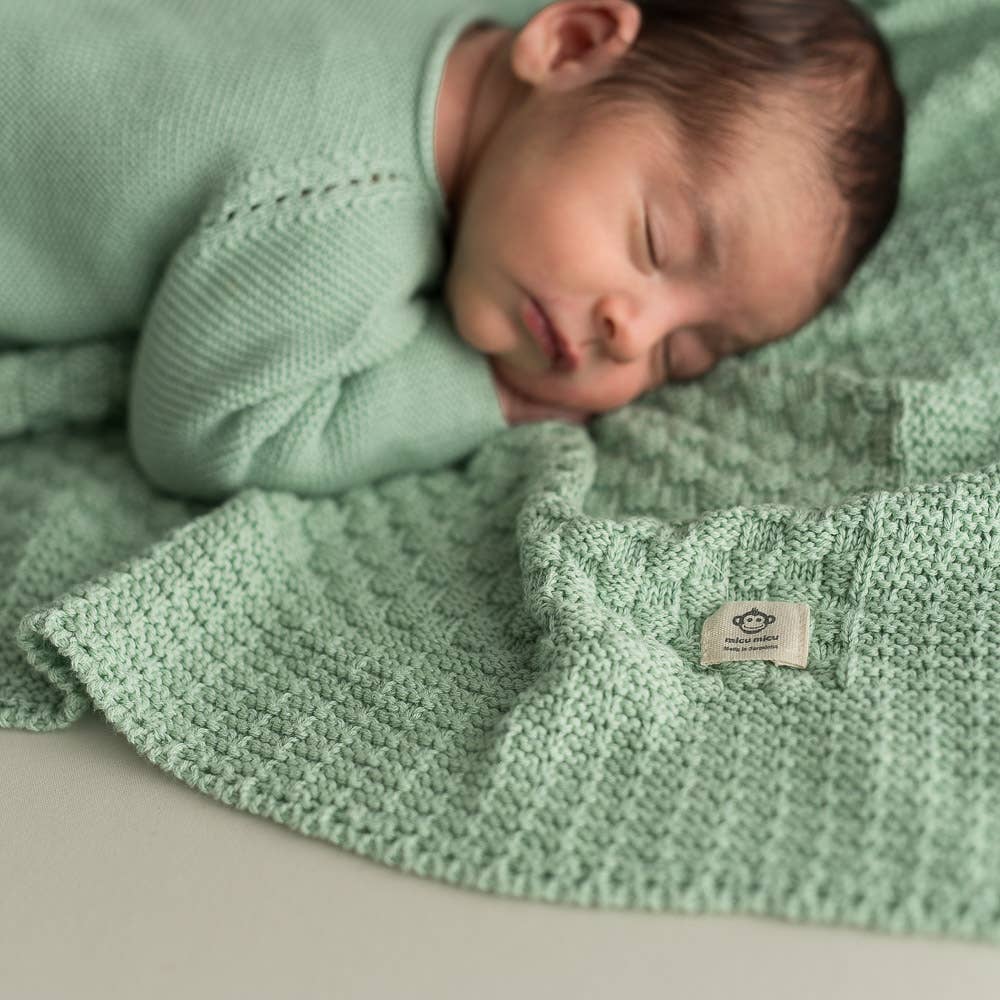 Neugeborenen und Baby Strickset mintgrün