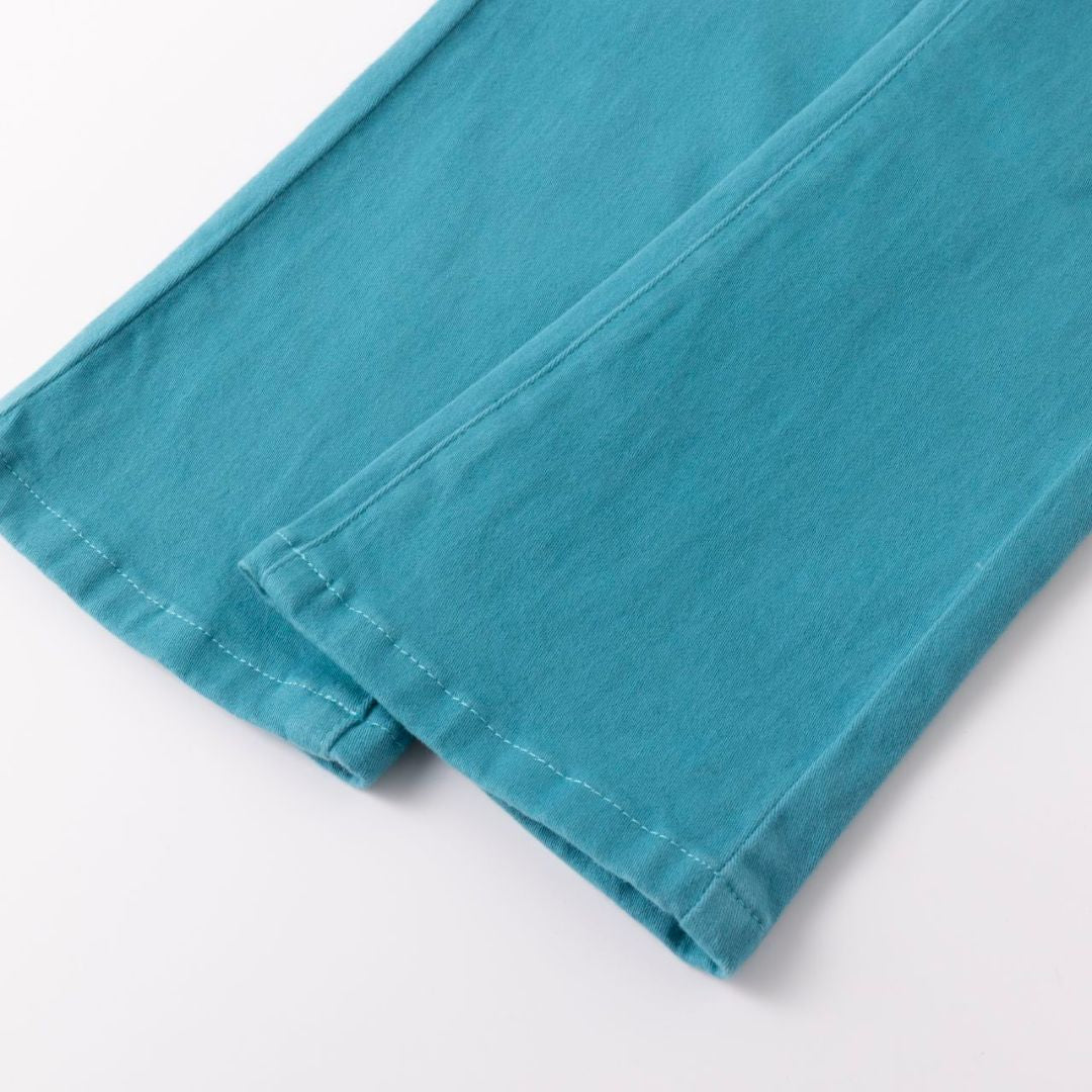 Grüne Five-Pocket-Jeans für Mädchen